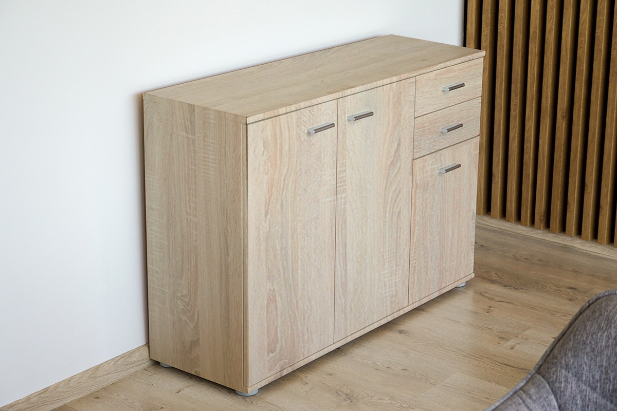 Komoda Luck I 106 cm - dub sonoma Komoda do obývacího pokoje