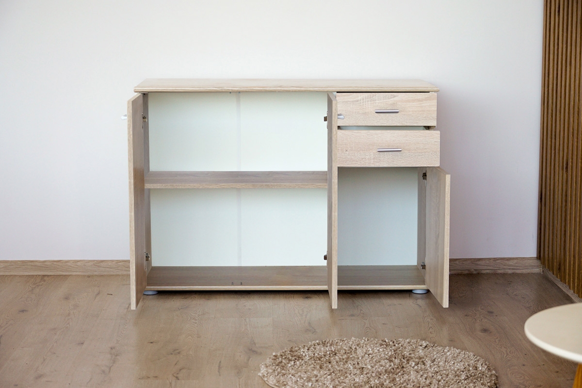 Komoda Luck I 106 cm - dub sonoma Komoda prostorná