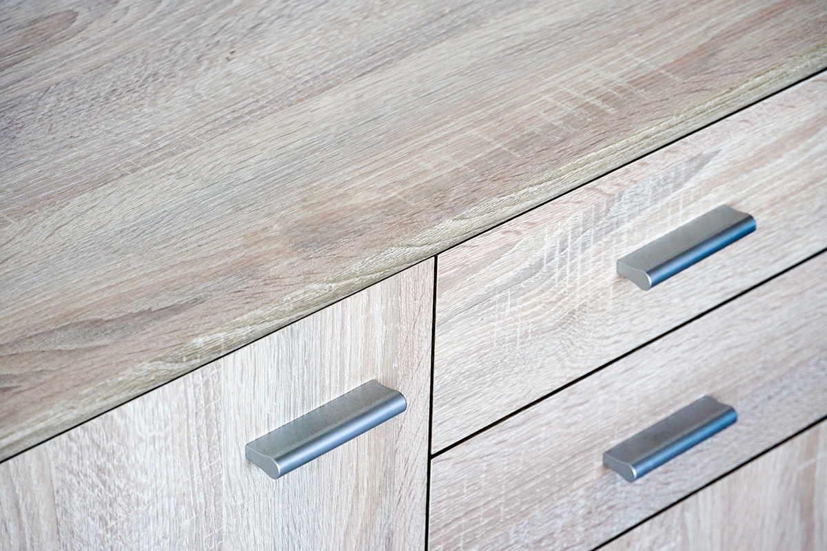 Komoda s dvoma zásuvkami Luck II - dub sonoma Komoda do predsiene