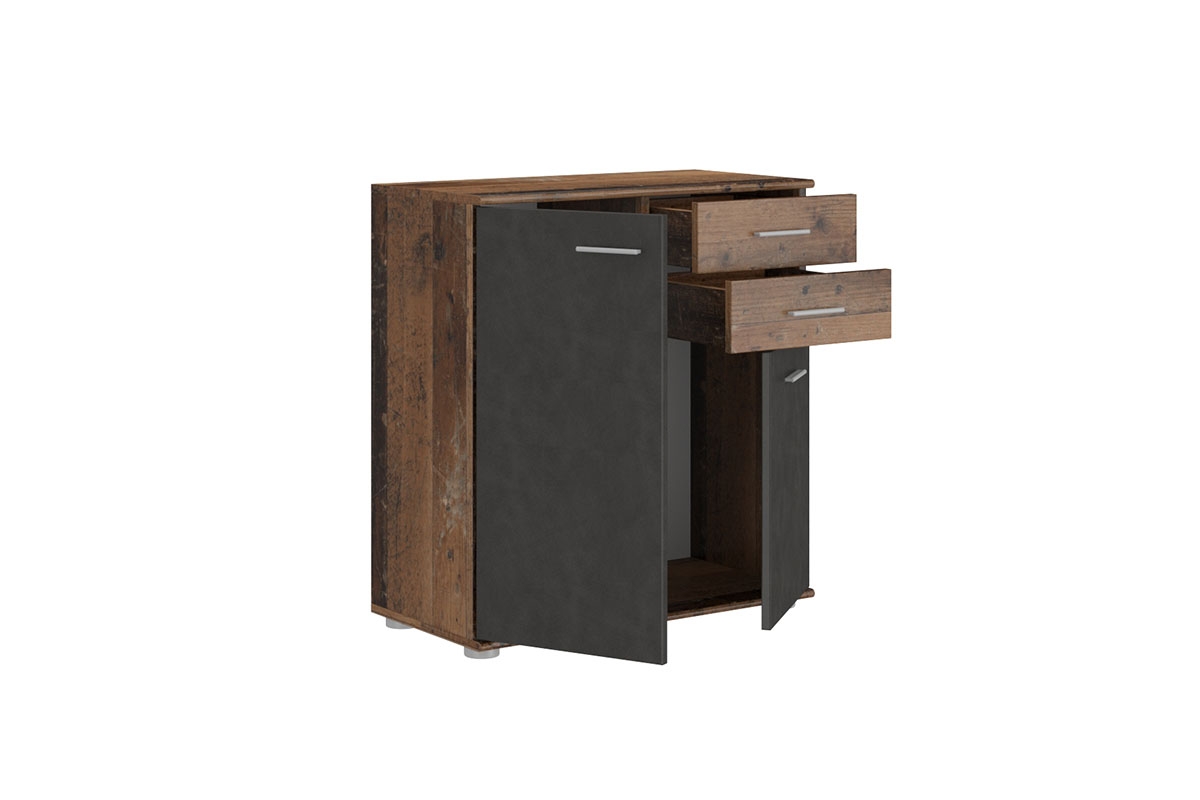 Komoda Luck II - old style / matera Komoda dvoudveřová s zásuvkami