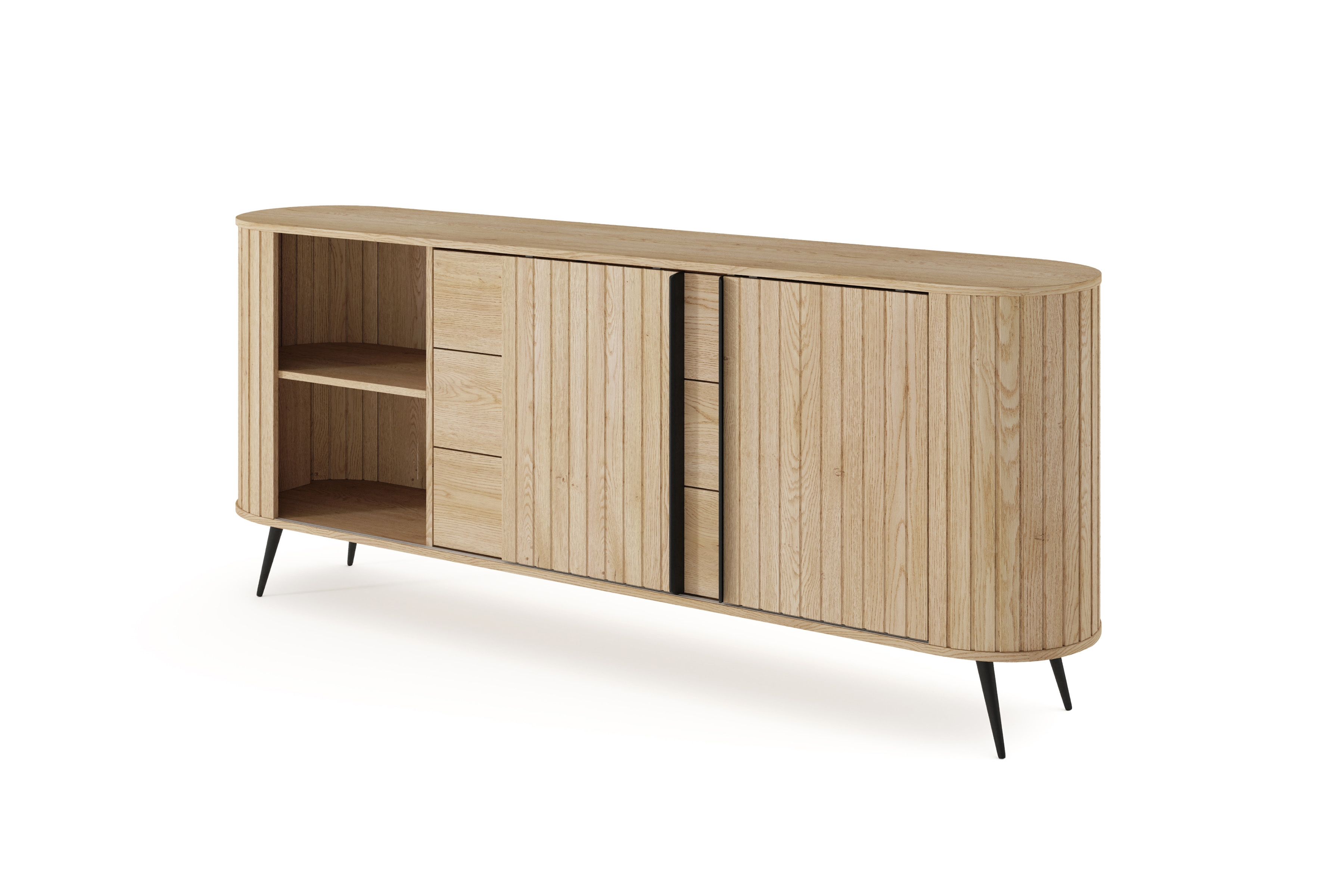 Komoda Luvio 196 cm so zásuvkami - dub cremona Komoda Luvio 196 cm so zásuvkami - Dub cremona