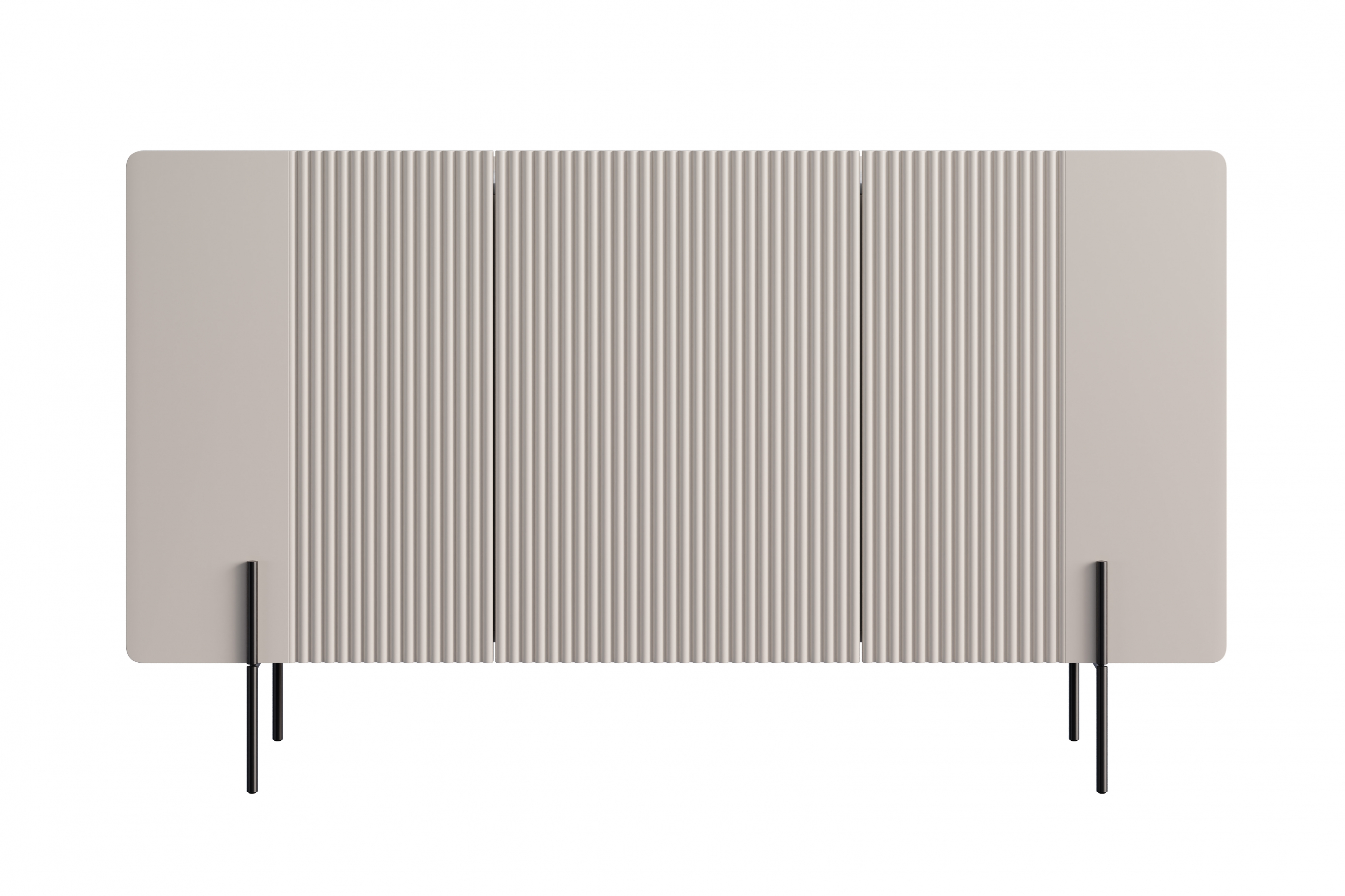 Komoda Malmi 150 cm - kašmírová / crema bianca / čierna Komoda Malmi 150 cm - kašmír / crema bianca / čierny nozki