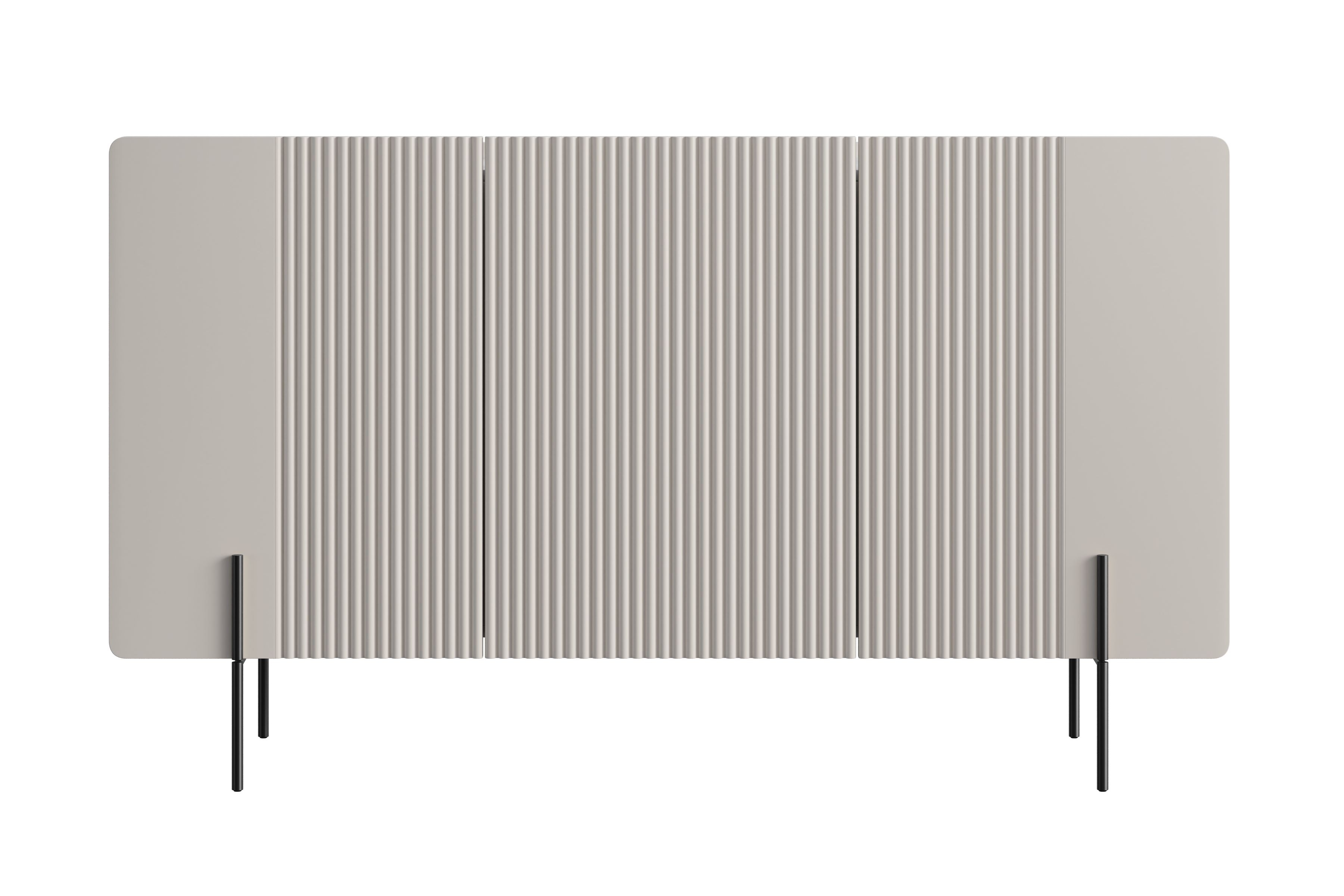 Komoda Malmi 150 cm - kašmírová / černé nožky Komoda Malmi 150 cm - kašmír / černá nozki