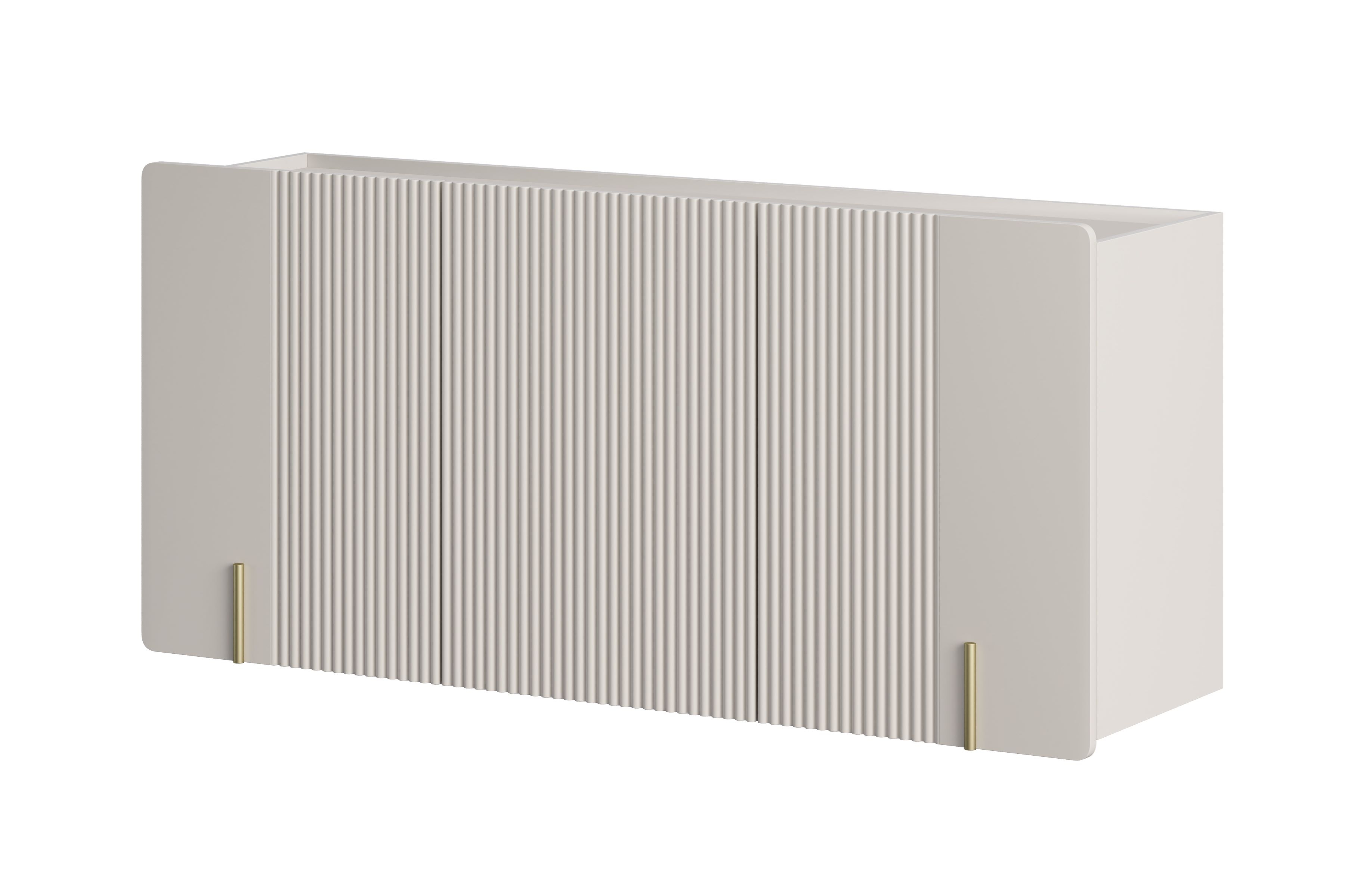 Závěsná komoda Malmi 150 cm - kašmírová / zlatá Komoda Malmi 150 cm závěsná - kašmír / zlatá