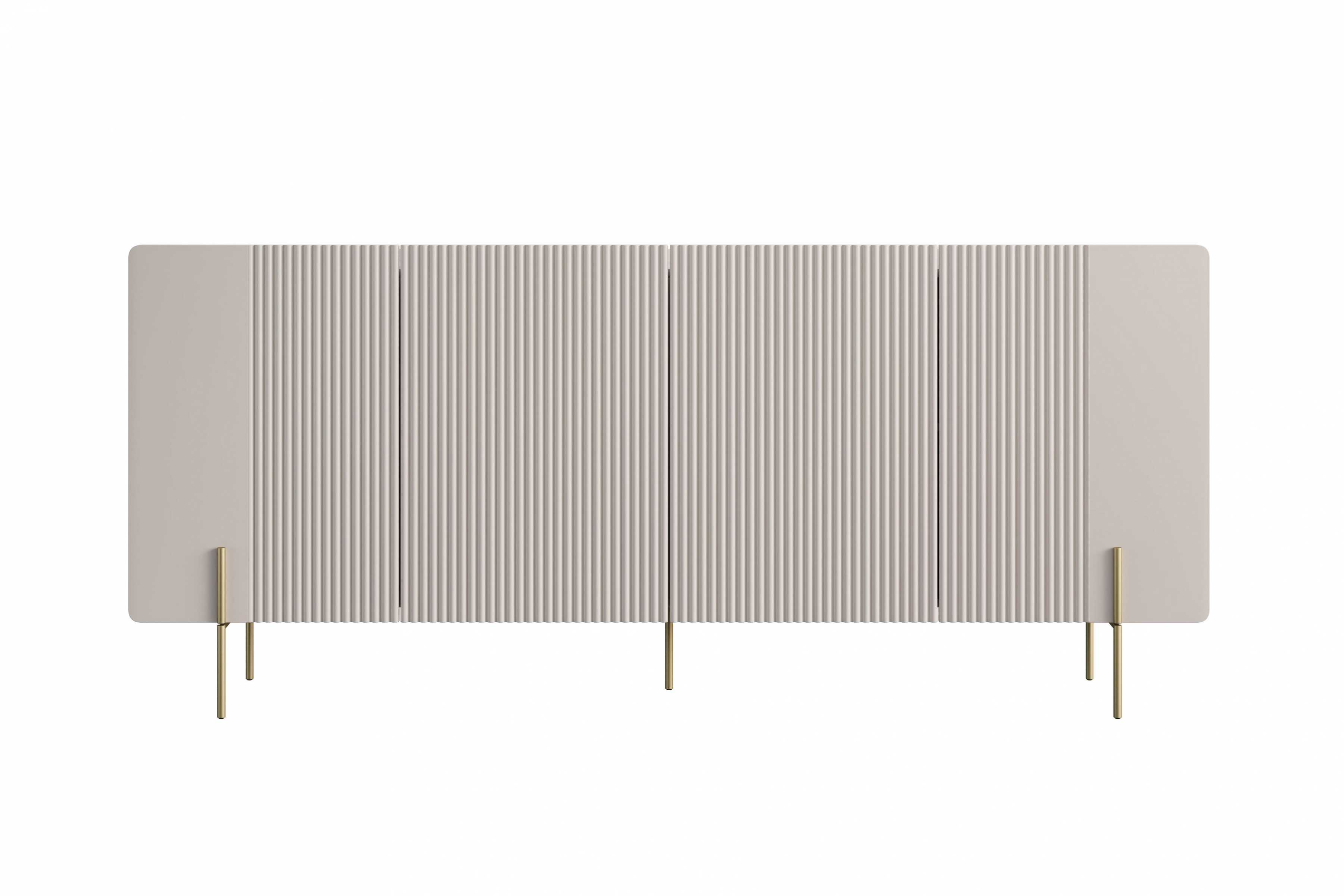 Komoda Malmi 200 cm - kašmír / čierny nozki - Limitovaná ponuka expozície Komoda Malmi 200 cm - kašmír / zlote nožičky - Limitovaná ponuka expozície