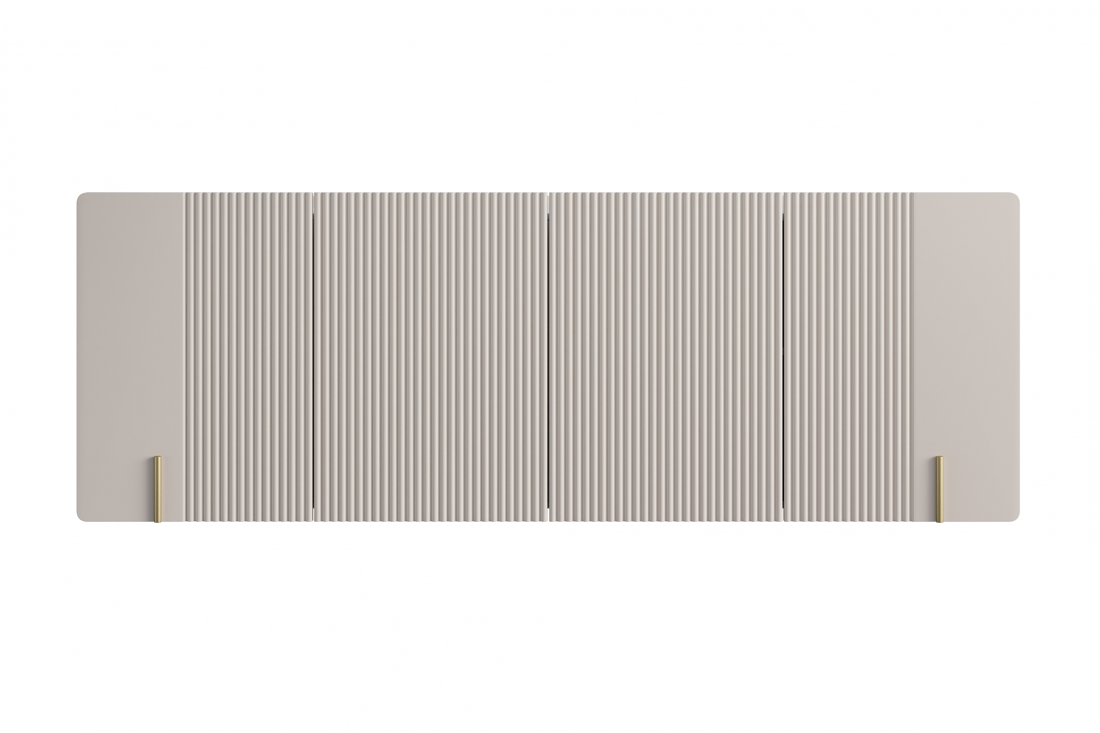 Závesná komoda Malmi 200 cm - kašmírová / crema bianca / zlatá Komoda Malmi 200 cm závesná - kašmír / crema bianca / zlaté