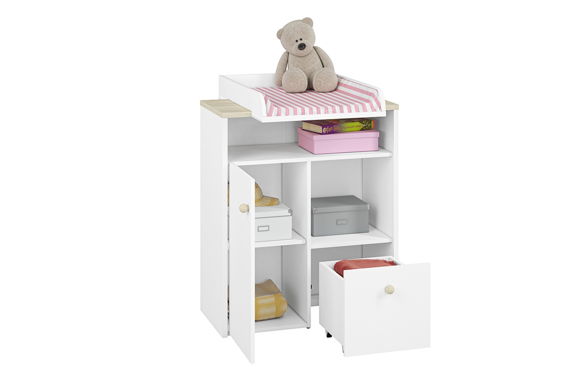 Komoda nízká s kontejnerem Nazo 10 - Omezená nabídka Komoda z przewijakiem