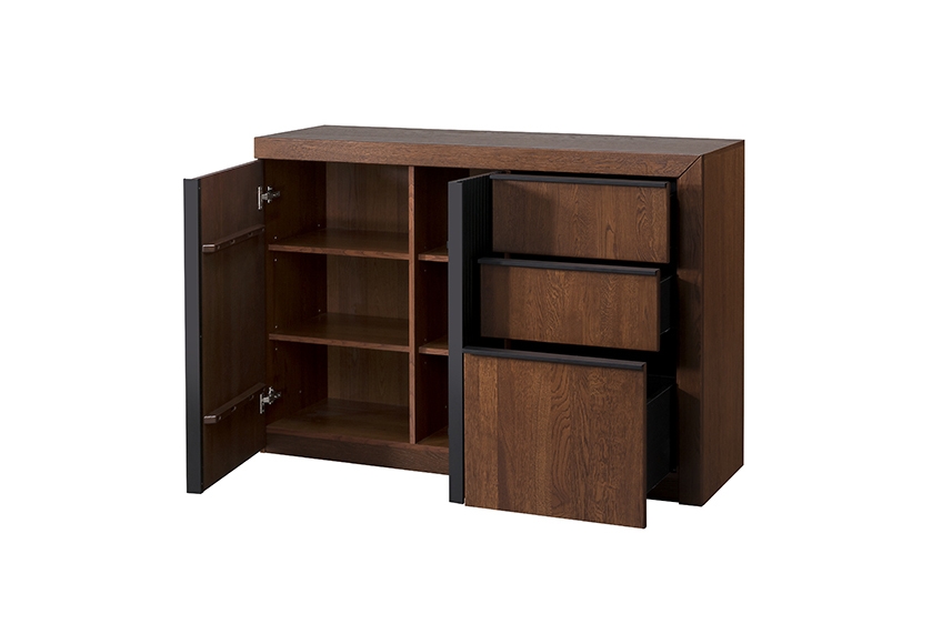 Komoda Paris 130 cm se zásuvkami - dub antický Komoda Paris se zásuvkami 130 cm - dub antický