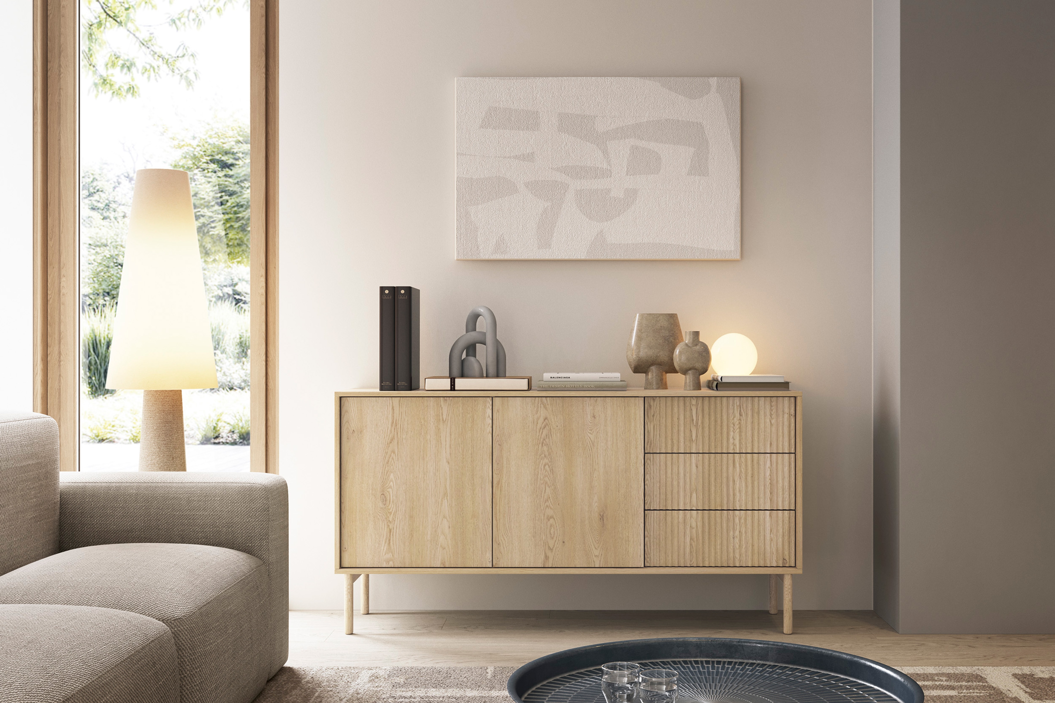 Komoda Rivio 153 cm se zásuvkami - dub cremona Komoda Rivio 153 cm  se zásuvkami - dub cremona / oak cremona