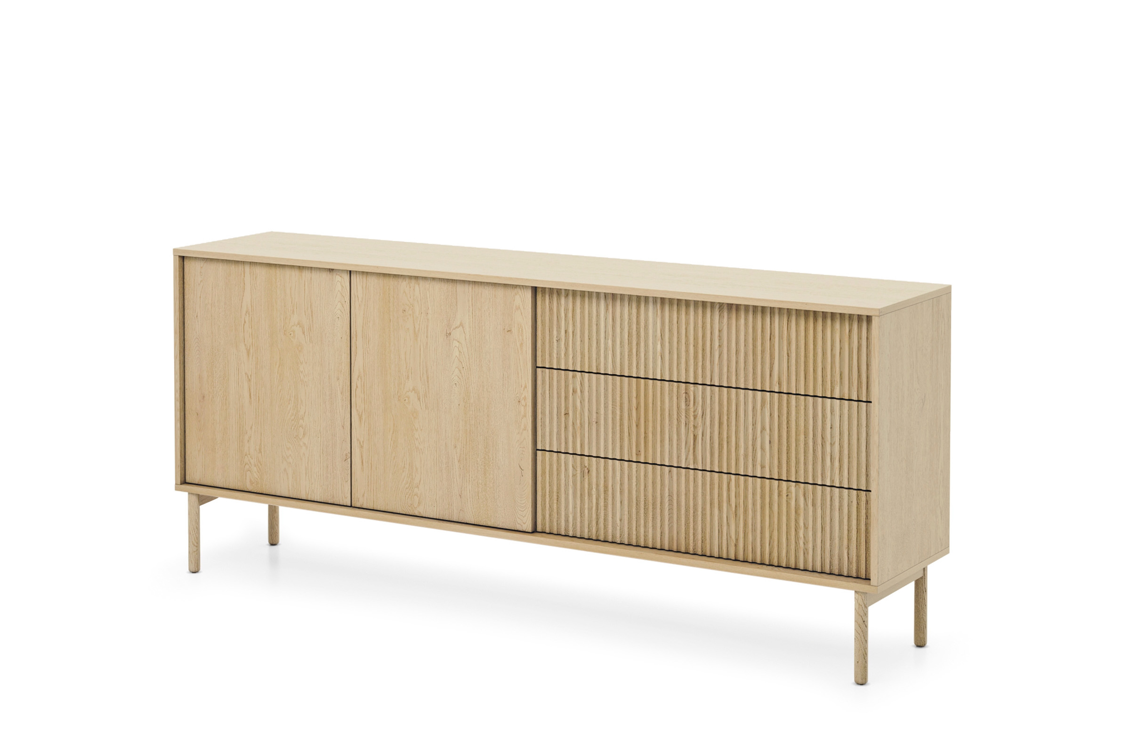 Komoda Rivio 187 cm so zásuvkami - Dub cremona