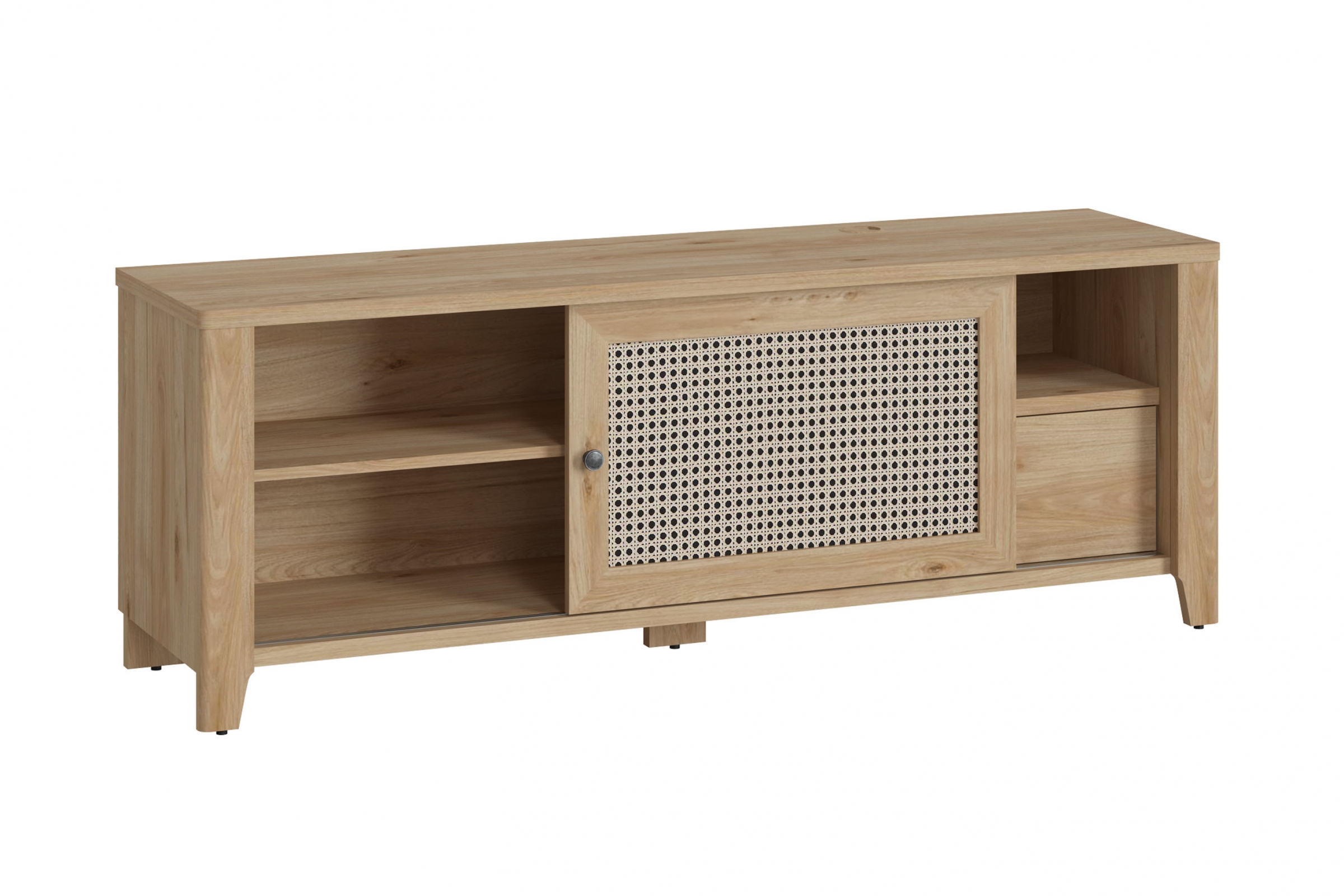 Komoda TV jednodverová so zásuvkou i wneka Selia 01 - jackson hikory / amadeus Komoda TV Selia 158 cm z szuflada - jackson hikory / amadeus