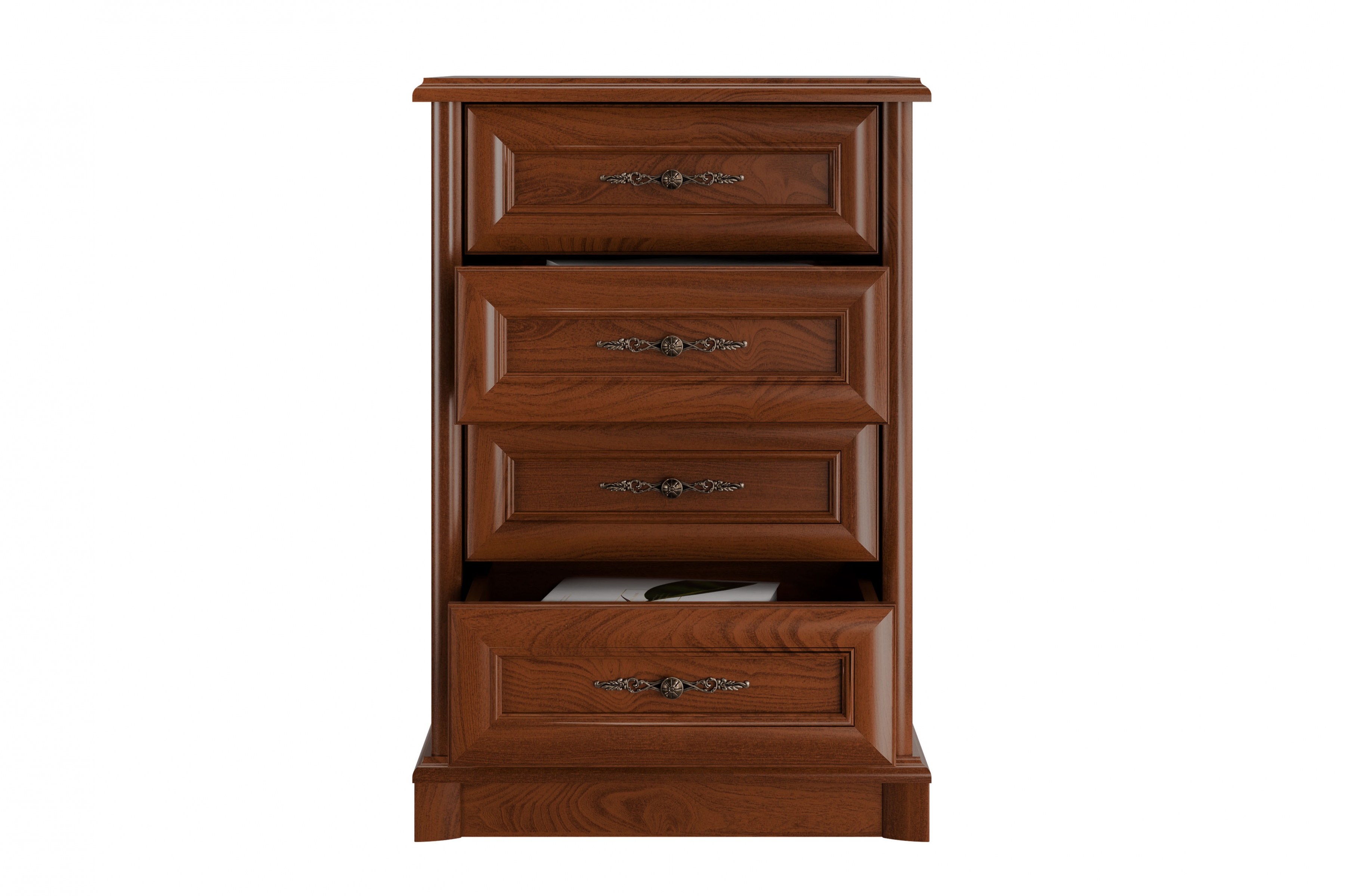 Komoda Sonata 60 cm - kaštan šlechetný Komoda Sonata se čtyřmi zásuvkami 60 cm - kaštan szlachetny