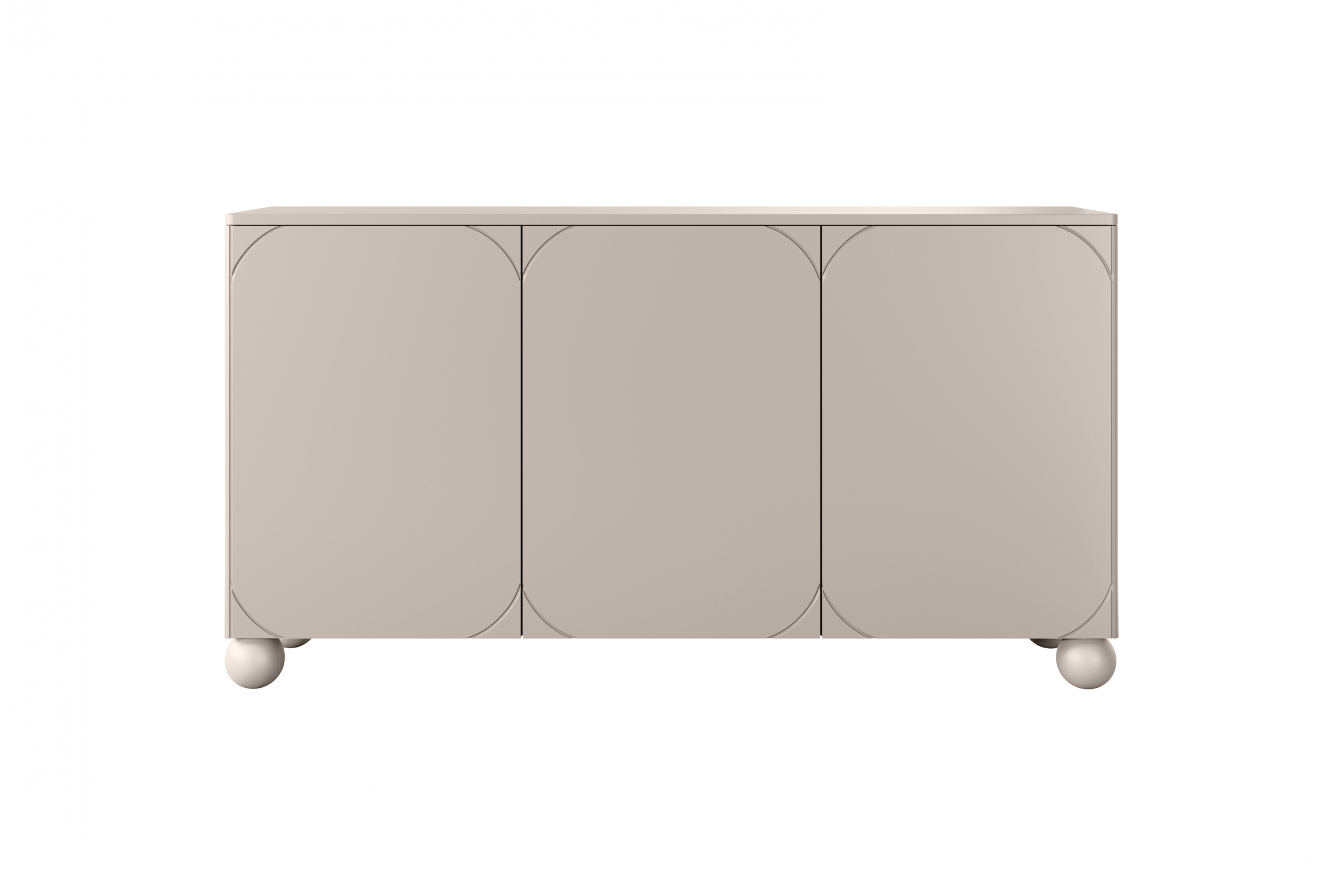 Komoda Sonatia II 150 cm s 2 ukrytými zásuvkami - kašmírová Komoda do spálne