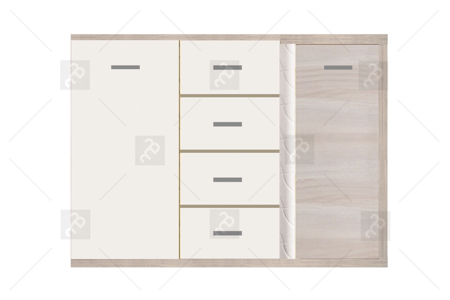 Komoda UR 12 Urban Komoda se zásuvkami velká