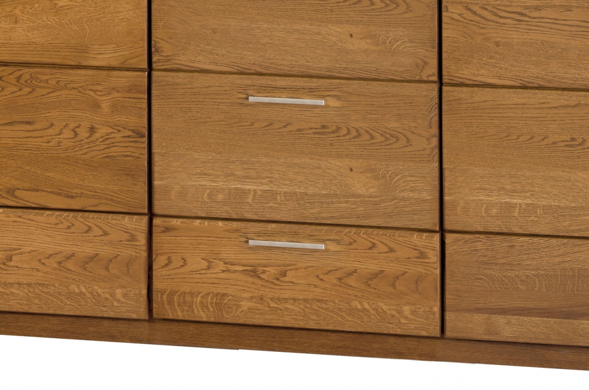 Komoda dvojdverová so zásuvkami Velvet 47 - Dub rustical Komoda Velvet 47 so zásuvkami 180 cm - Dub rustical