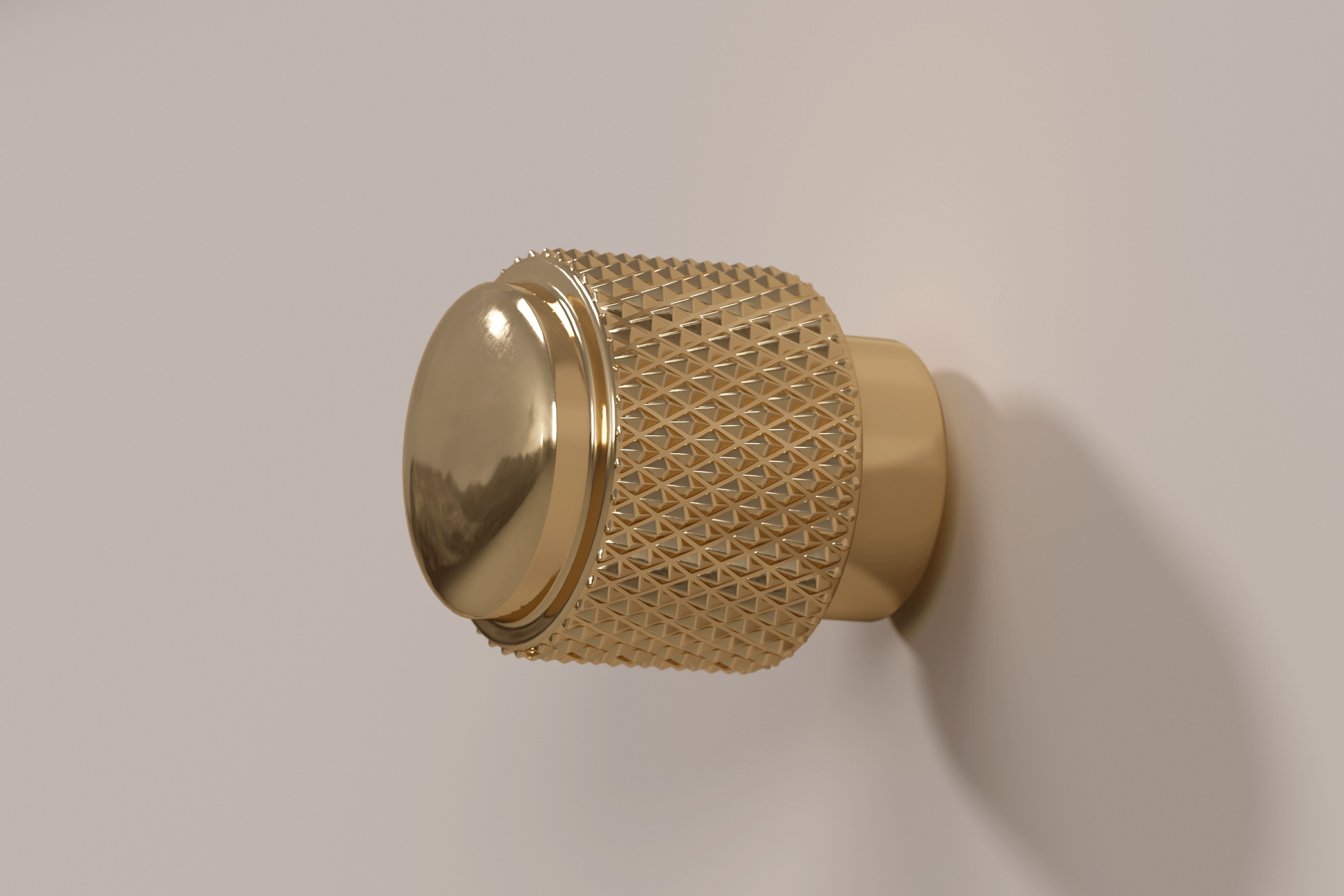 Závesná komoda Lorini 200 cm - kašmírová / zlaté úchytky G Komoda závesná štvordverová Lorini 200 cm - kašmír / zlote úchyty