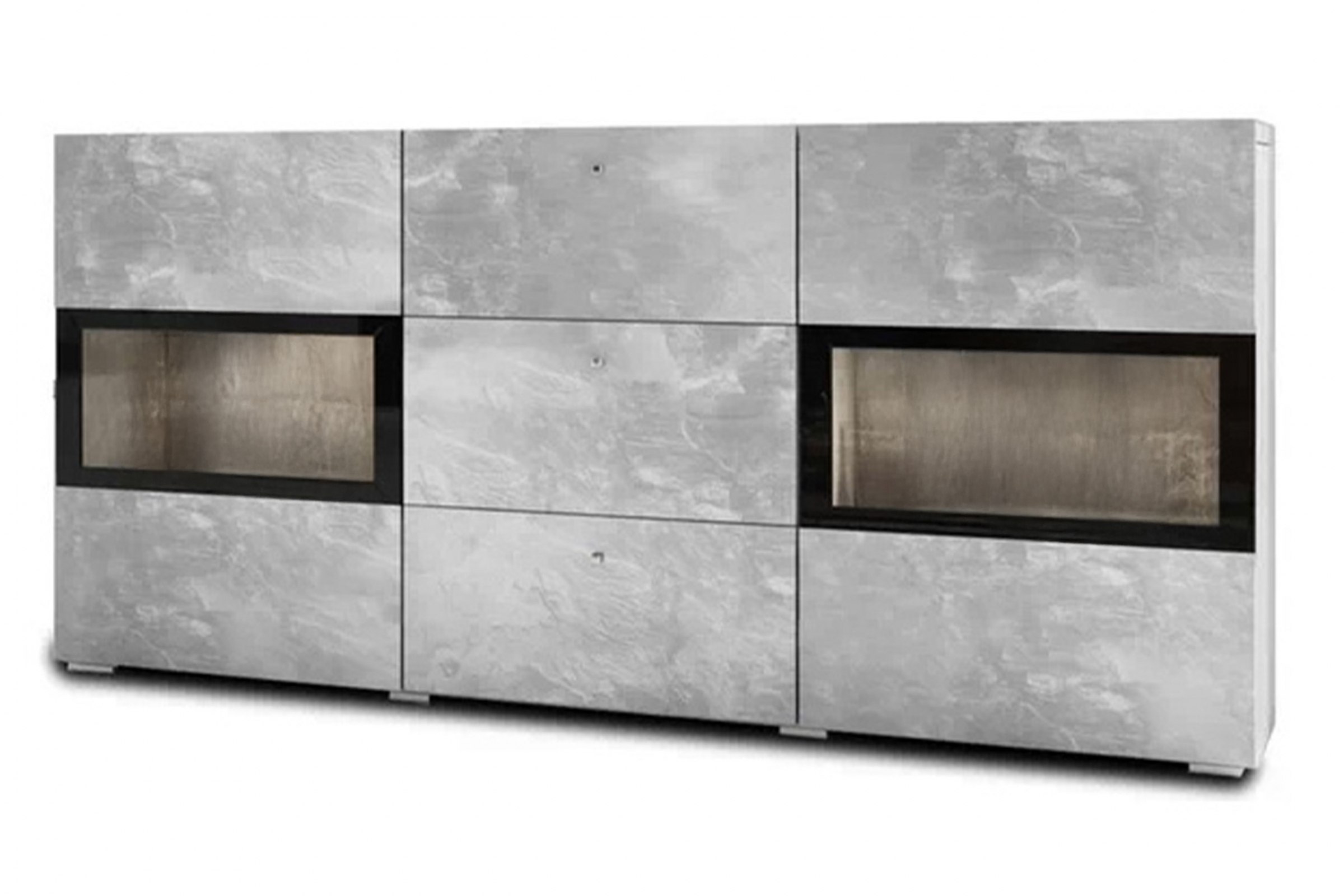 Komoda so zásuvkami Baros 26 - 132 cm - svetlý beton Komoda so zásuvkami Baros 26 - 132 cm - svetlý beton