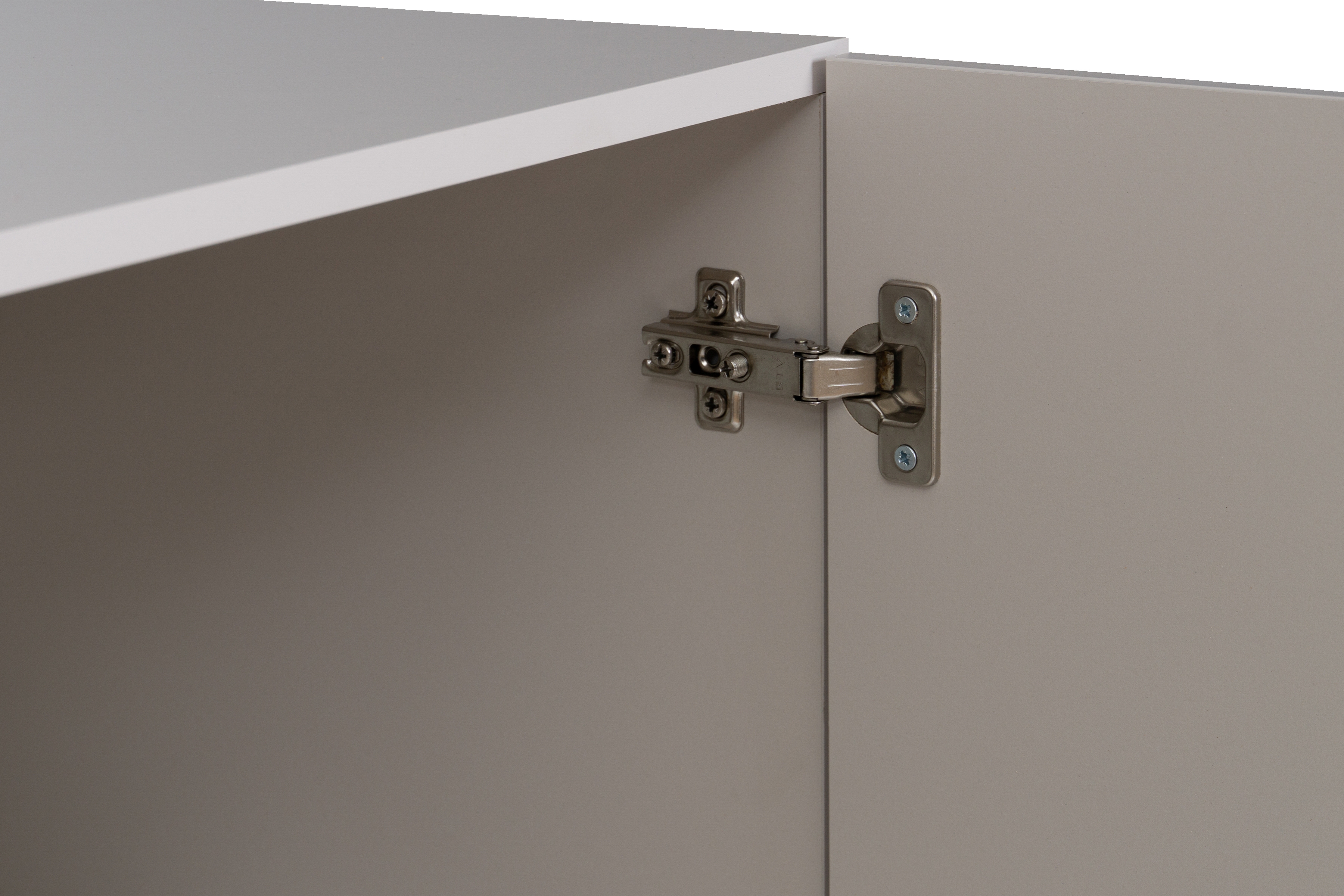 Komoda Jukon 184 cm se zásuvkami - kašmír / černé nohy Komoda se zásuvkami Wezilo 184 cm - kašmír / černé nožičky