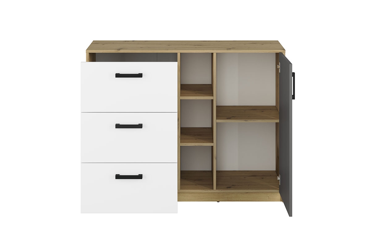 Komoda s tromi zásuvkami Makat 06 Komoda do izby pre mládežgo