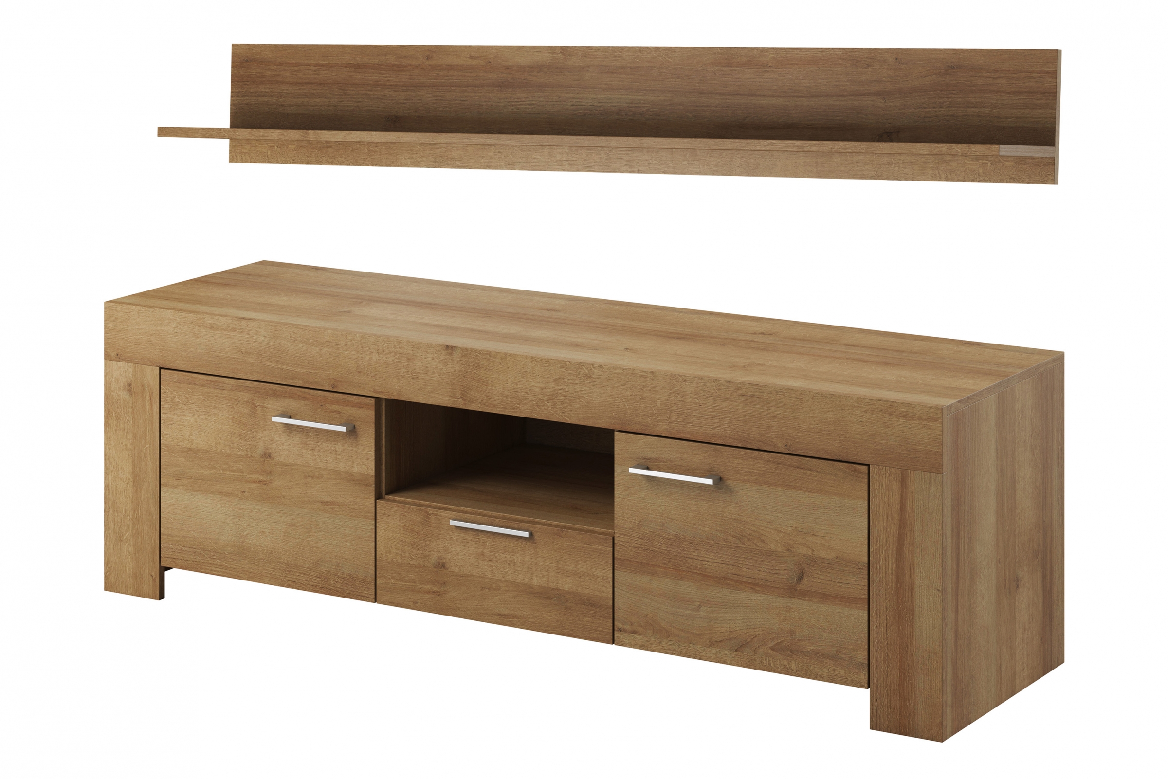 Zostava Favi - dub riviera Komplet do obývacej izby Favi - Dub riviera