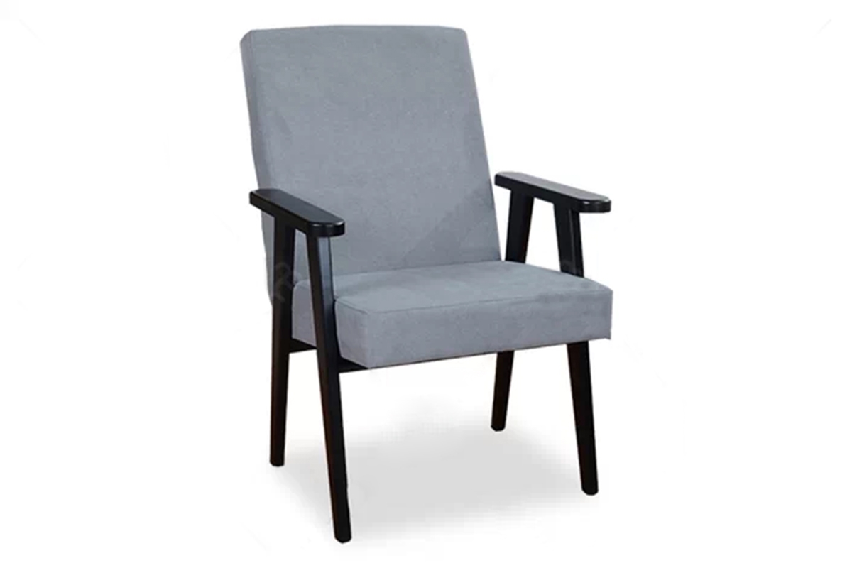 Klubová sedací souprava PRL šedý Křeslo