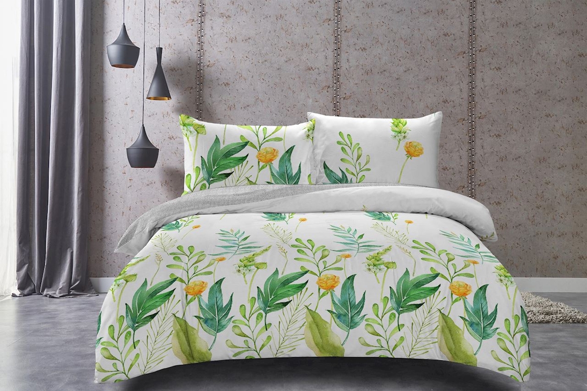 Obliečky Ducato Herbal 140x200 + 63x63*1 Sada posteľnej bielizne herbal