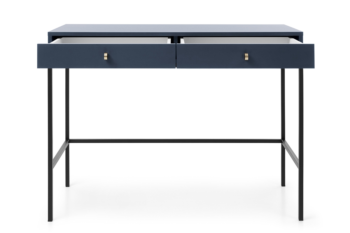 Konzolový stolík Eladia 103,5 cm - tmavomodrá Tmavo modrý toaletný stolík
