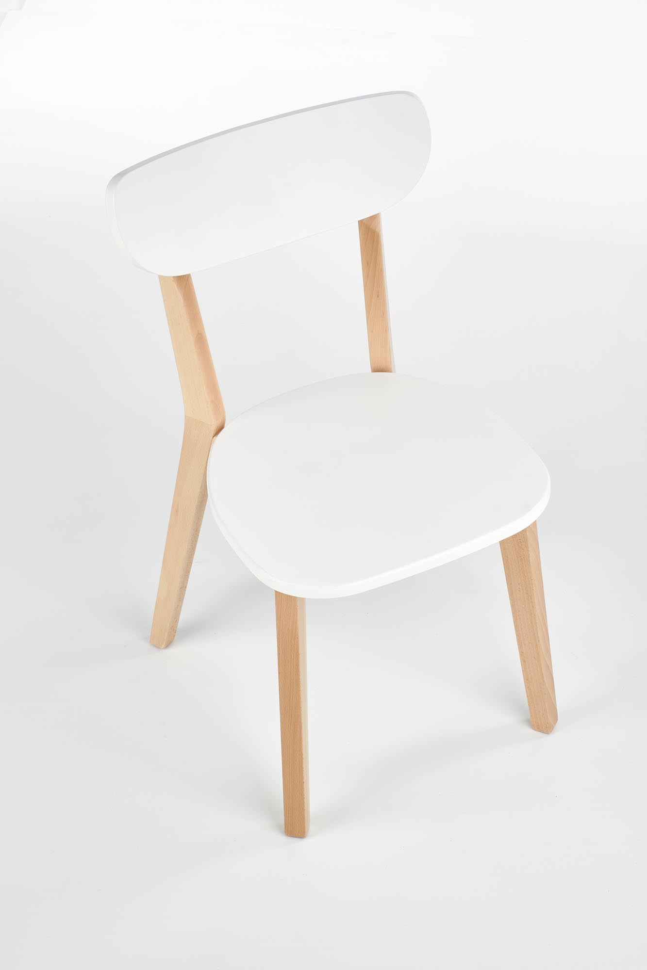 Jedálenská stolička Buggi - prírodná / biela Stolička buggi - prírodné / Biely