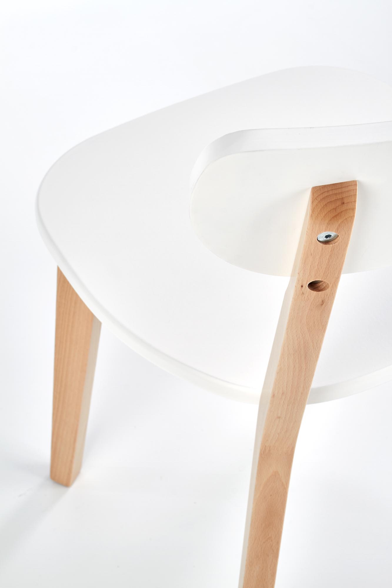 Buggi szék - natúr / fehér Židle buggi - přírodní / Bílý
