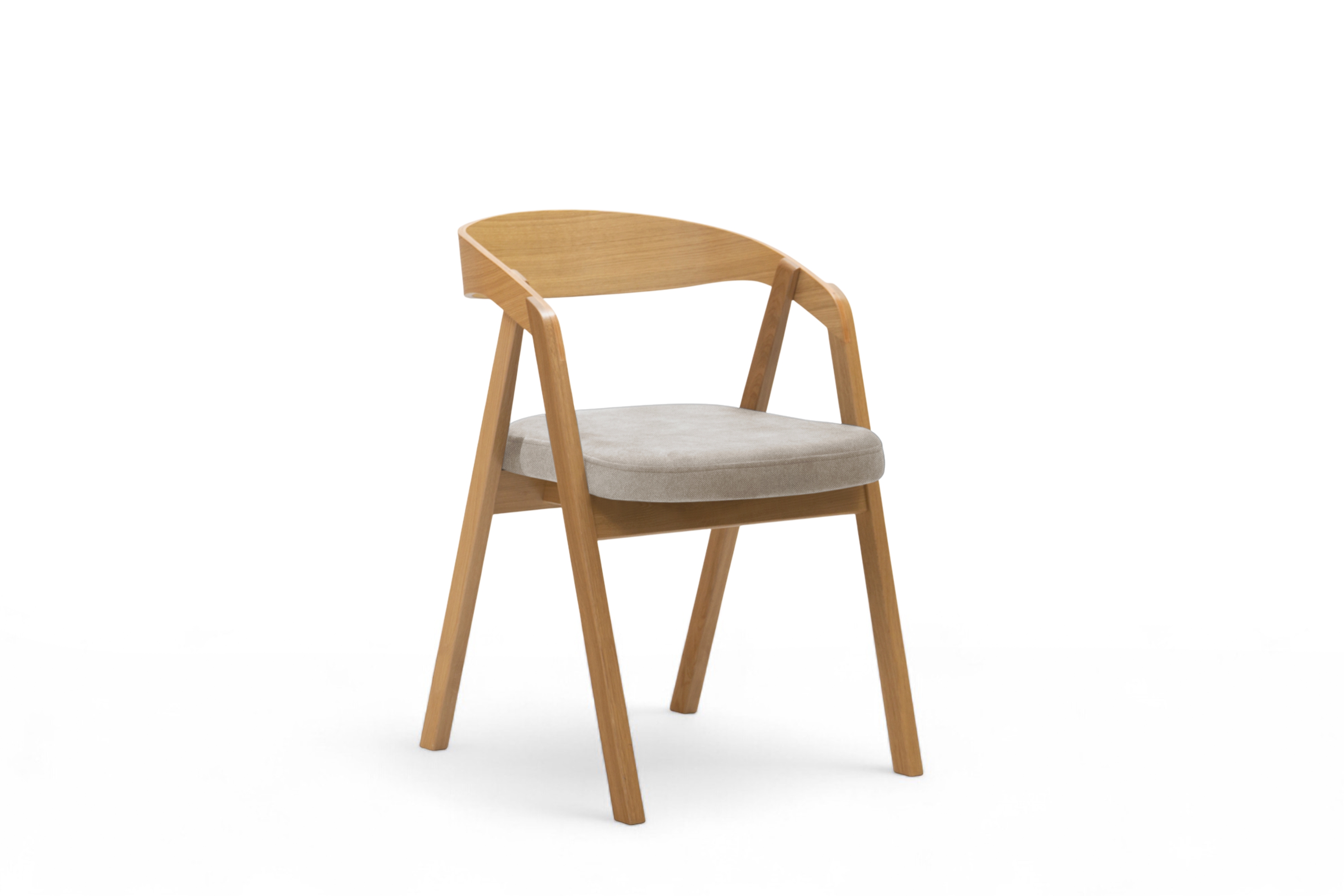 Dřevěná jídelní židle Elvarin s čalouněným sedákem židle dřevěná Elvarin s čalouněným sedákem