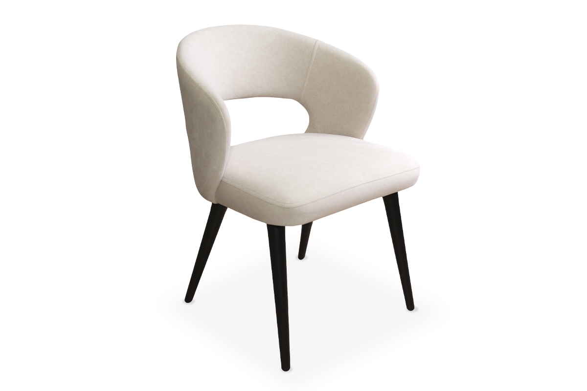 Drevená stolička Luna s čalúneným sedákom Stolička drevená Luna z tapicerowanym siedziskiem