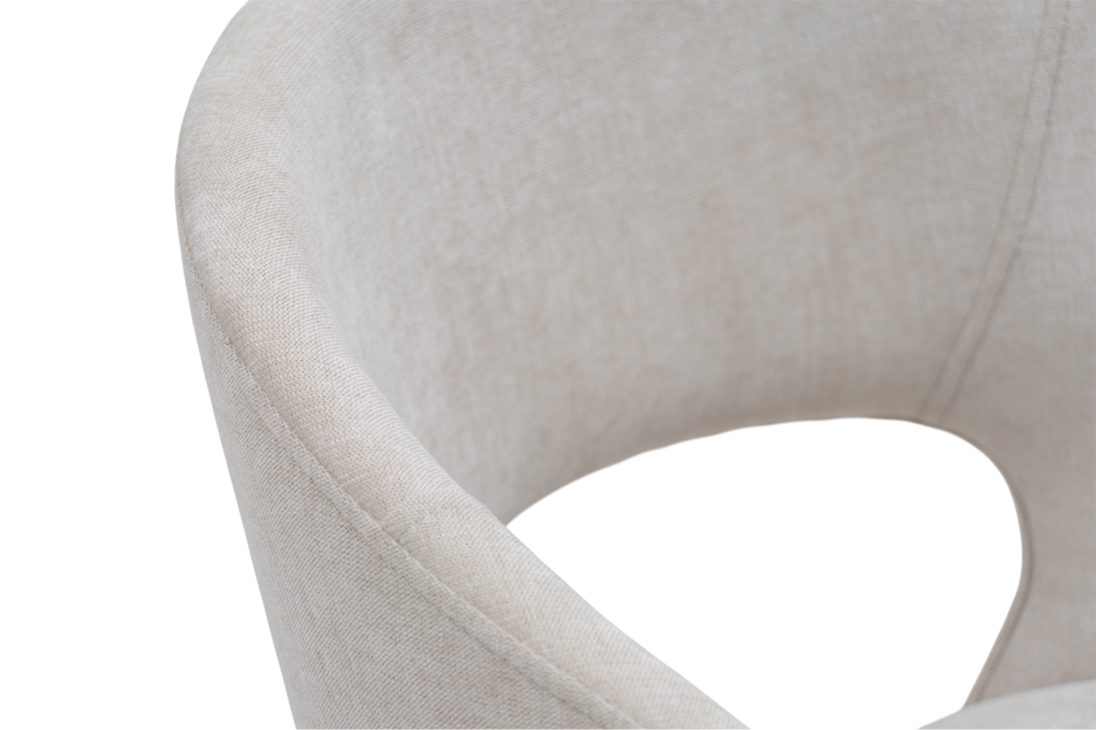 Drevená stolička Luna s čalúneným sedákom - svetlosivý šenil Wind 05 / čierne nohy Stolička drevená Luna z tapicerowanym siedziskiem - svetlý šedý Wind 05 / čierny nožičky