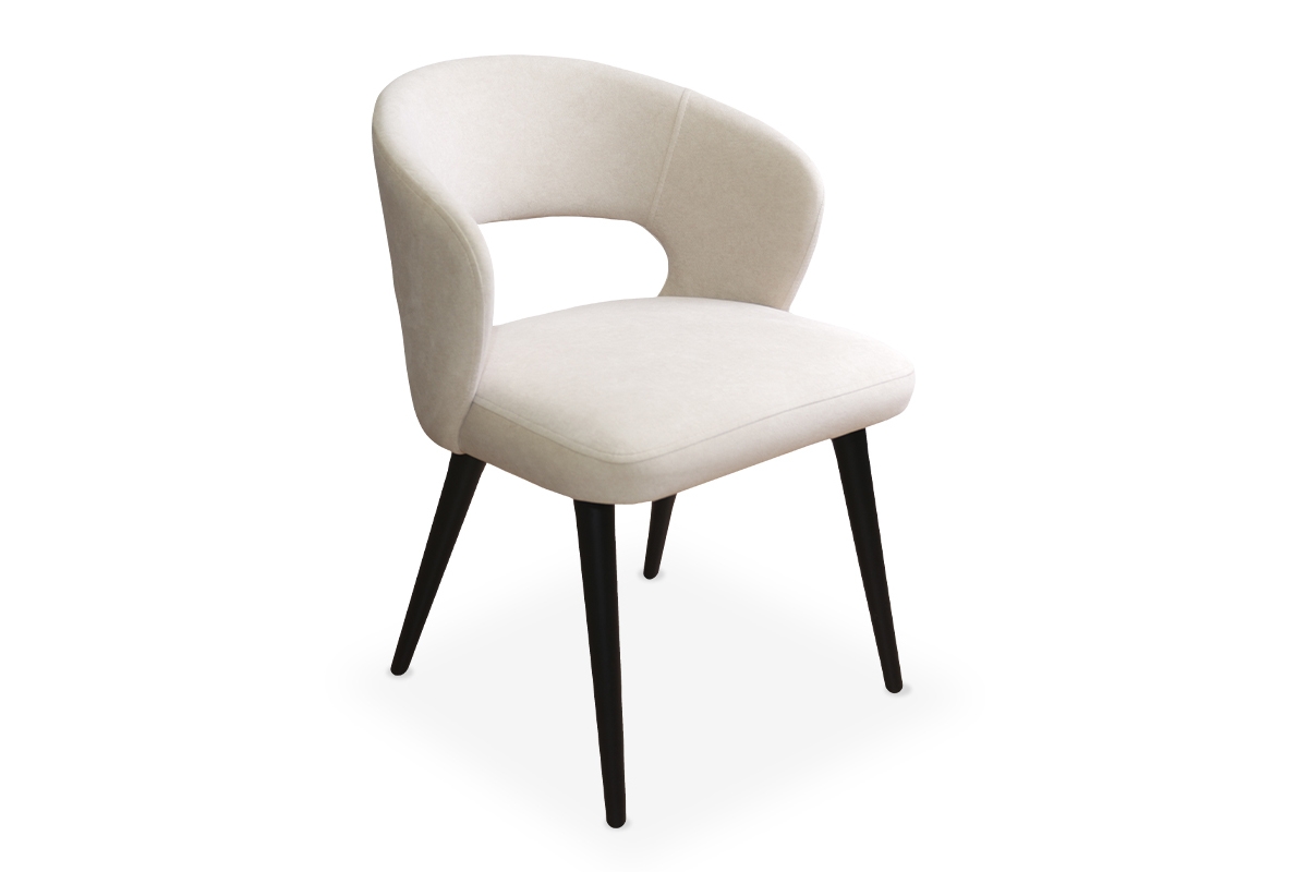 Drevená stolička Luna s čalúneným sedákom Stolička drevená Luna z tapicerowanym siedziskiem