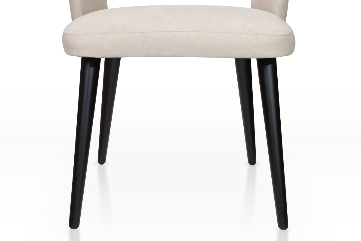 Drevená stolička Luna s čalúneným sedákom Stolička drevená Luna z tapicerowanym siedziskiem