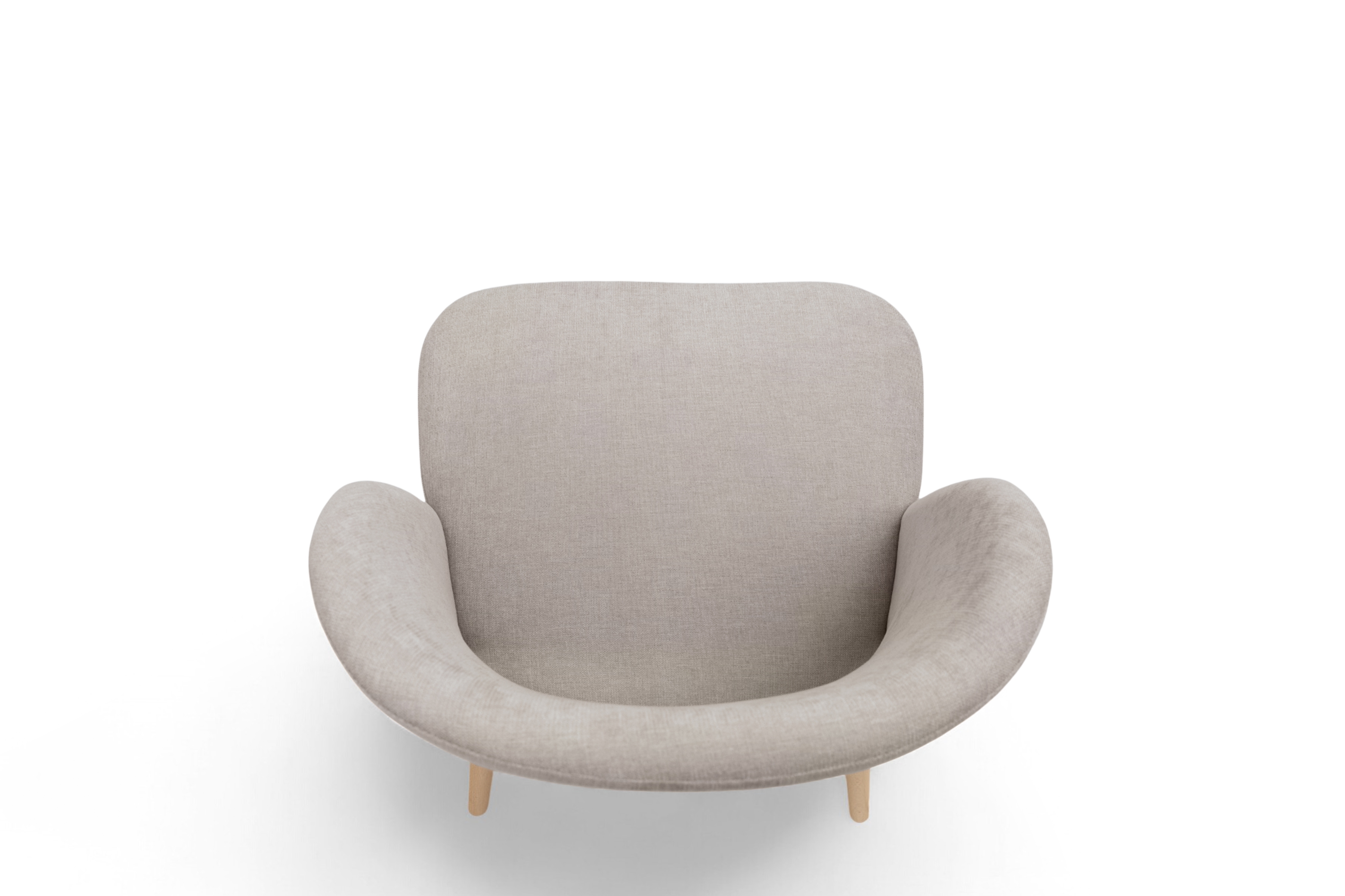 Dřevěná židle Luvaro s čalouněným sedákem – světle šedý šenil Wind 05 / nožky buk židle dřevěná Luvaro s čalouněným sedákem - světlý šedá šenil Wind 05 / Nohy buk