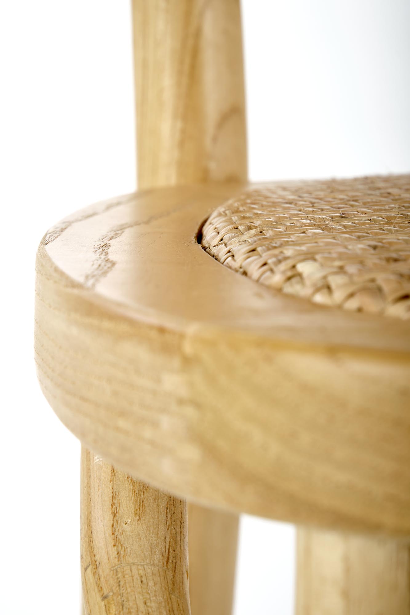 K502 Židle přírodní dřevěna židle z rattanem k502 - přírodní