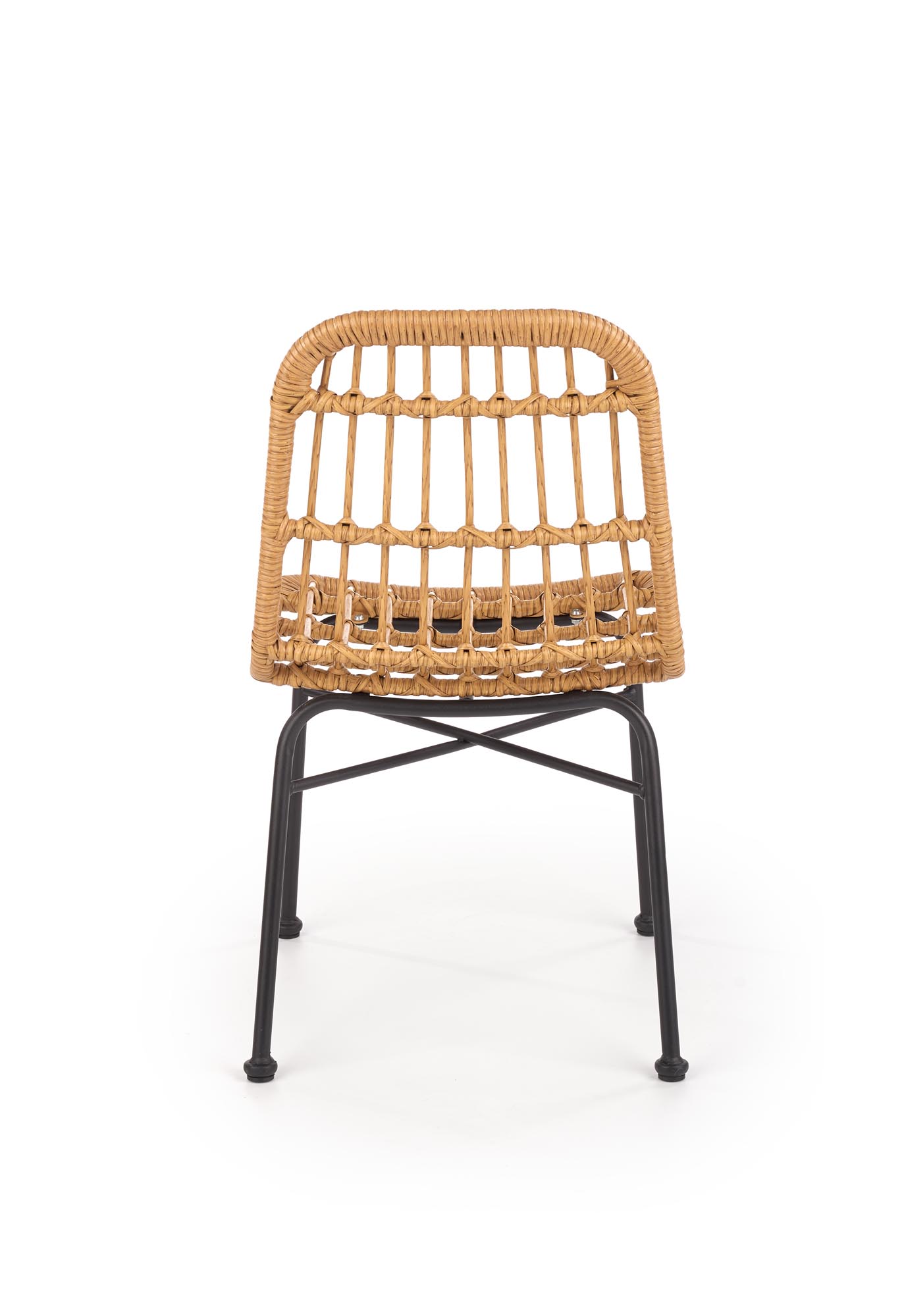 K401 szék - fekete / natúr Židle k401- Fekete / přírodní