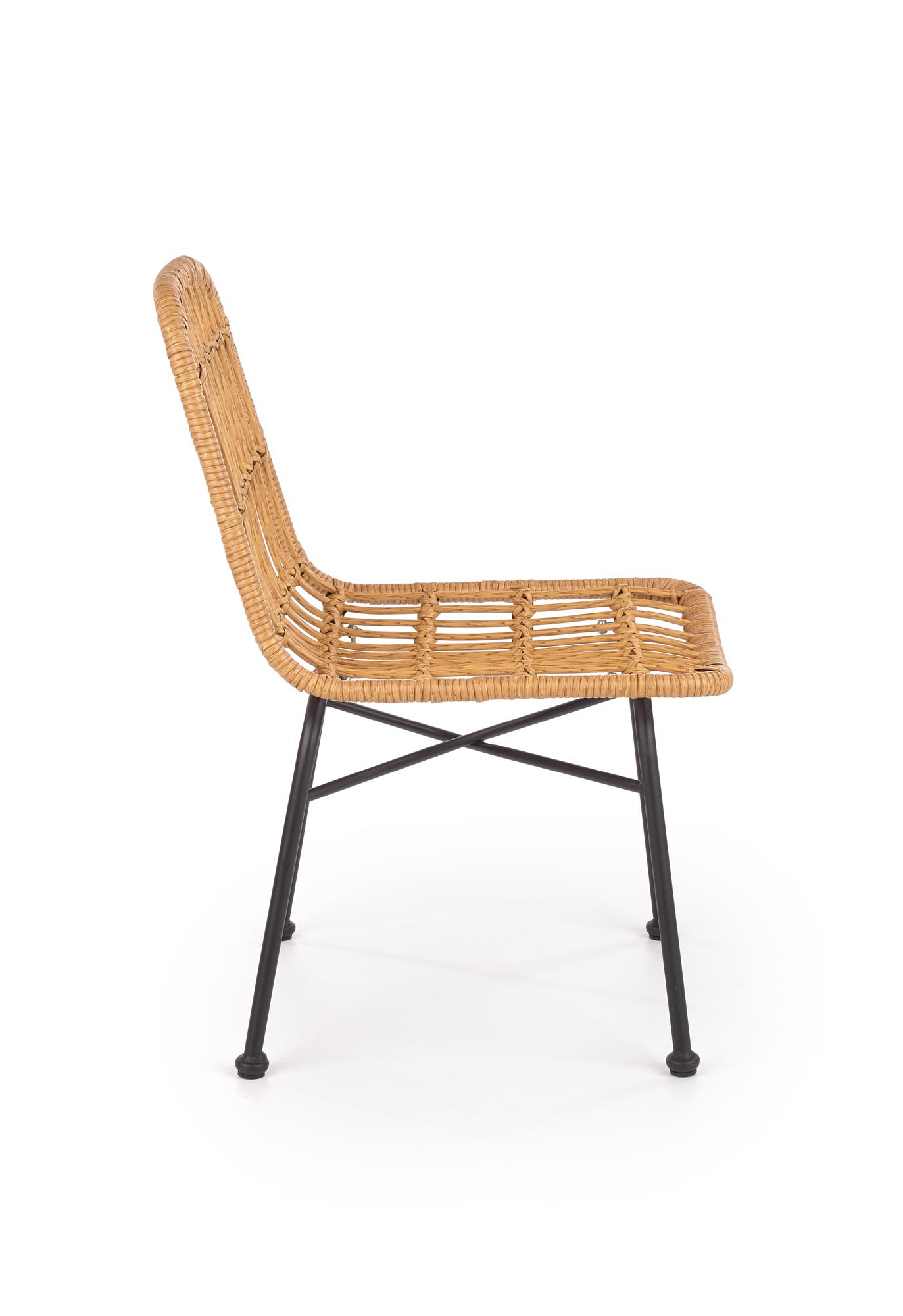 K401 szék - fekete / natúr Židle k401- Fekete / přírodní
