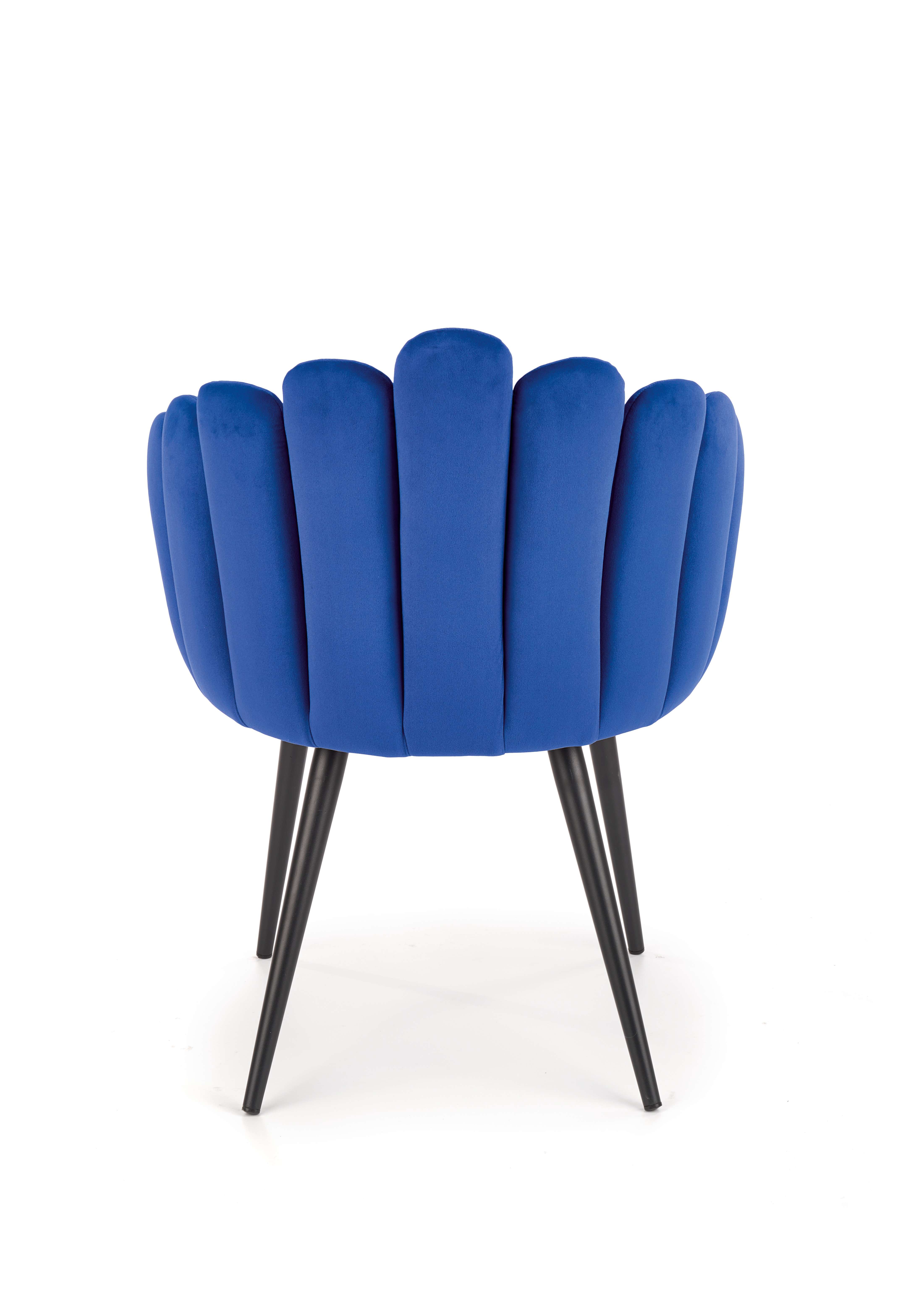 K410 Židle tmavě modrá velvet Židle k410 - tmavě modrý velvet