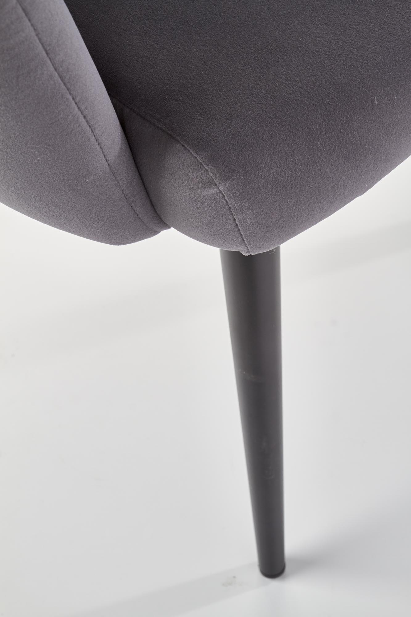 židle K410 - Popelový velvet Židle k410 - Popelavá velvet