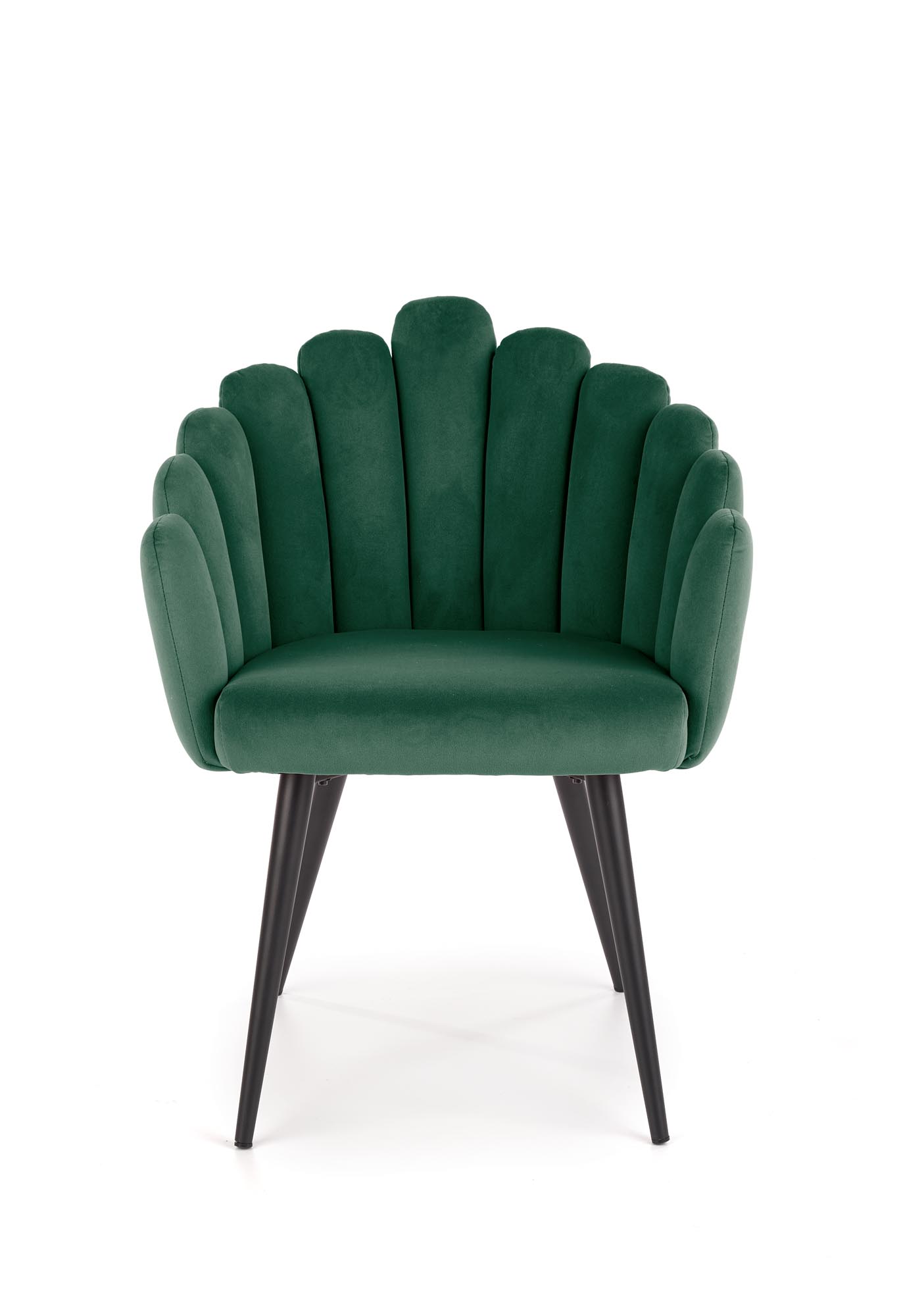 Scaun tapițat K410 - Catifea verde Židle k410 - Popelový velvet