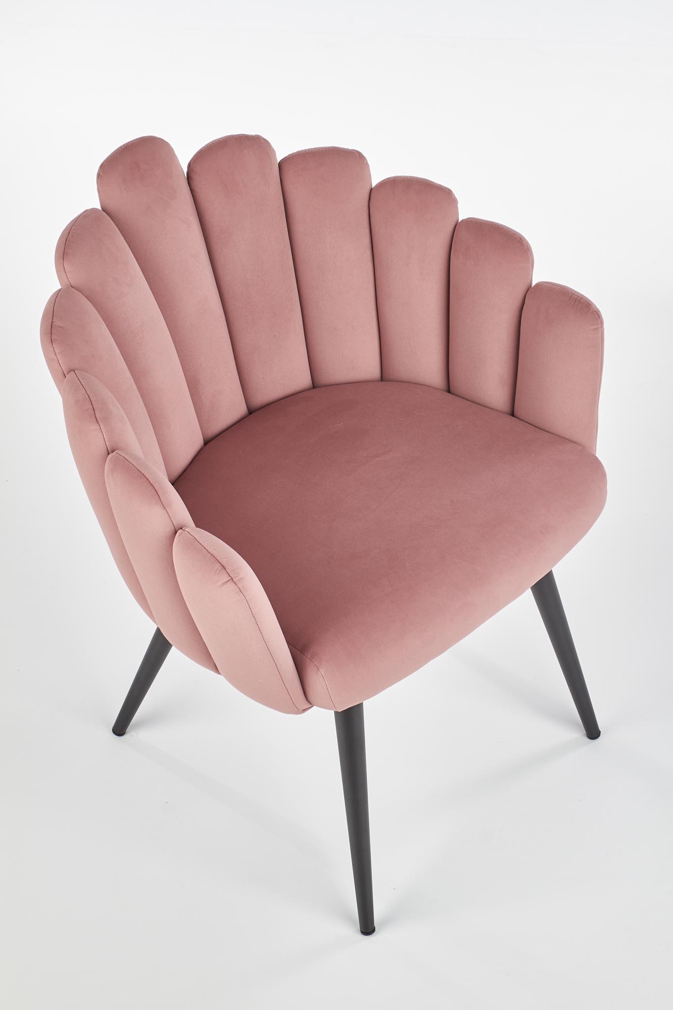 Stolička K410 - Ružová velvet Stolička k410 - Ružová velvet
