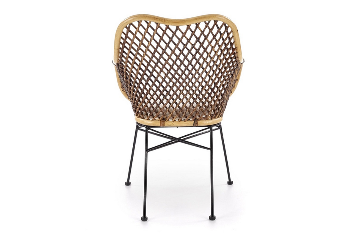Ratanová židle K336 - přírodní / kovové nohy židle rattanowe K336 z metalowymi nogami - přírodní
