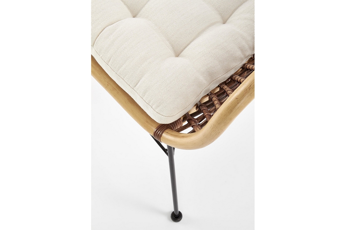 Ratanová židle K336 - přírodní / kovové nohy židle rattanowe K336 z metalowymi nogami - přírodní