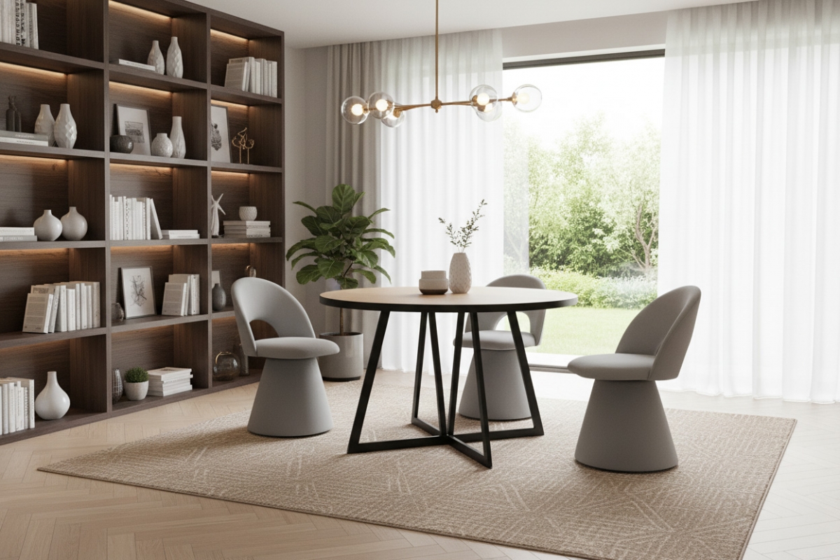 Čalouněná jídelní židle Aveliro s područkami - šedý hydrofobní samet Salvador 17 židle čalouněné Aveliro kubelkowe - šedá samet hydrofobní  Salvador 17