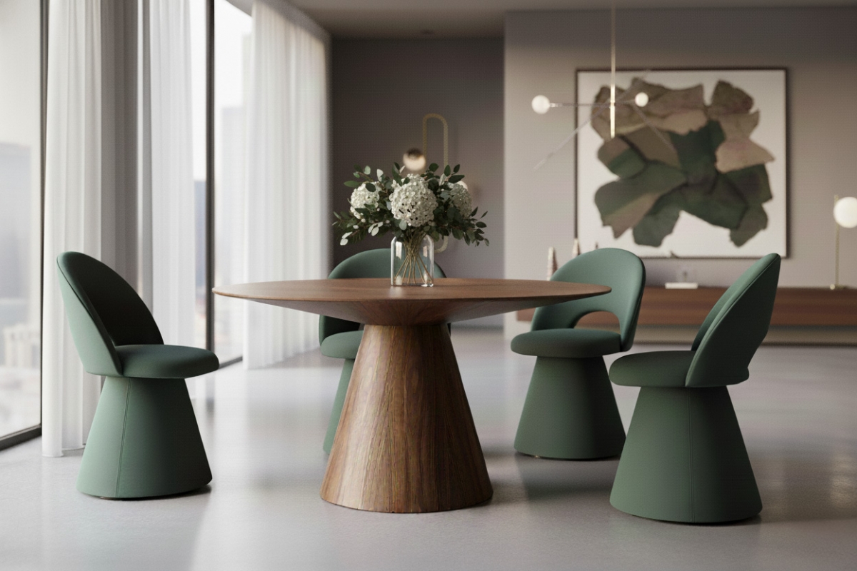 Čalouněná jídelní židle Aveliro skořepinová židle čalouněné Aveliro kubelkowe