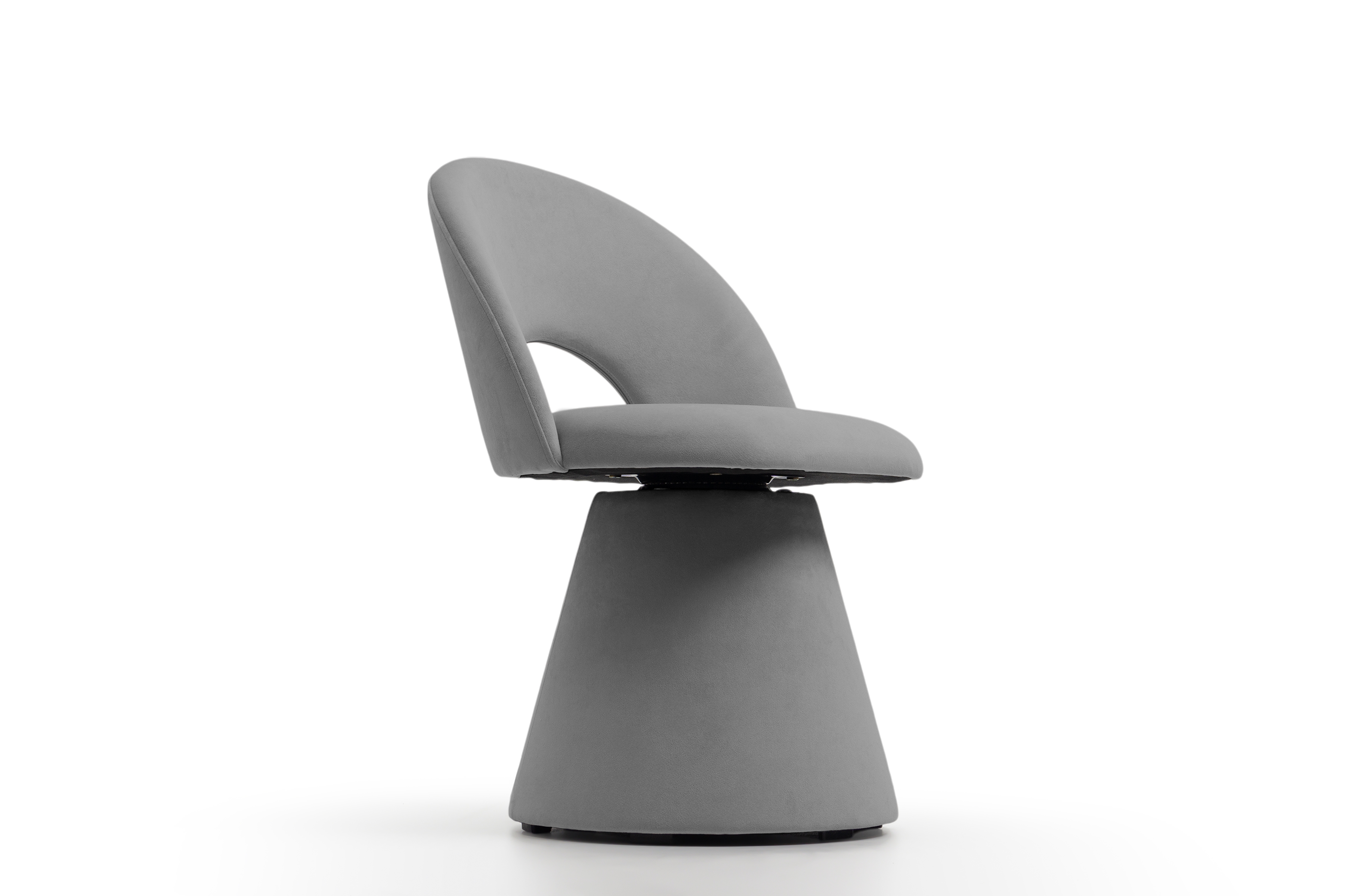 Čalúnená otočná škrupinová stolička Aveliro Spin Stolička čalúnená Aveliro Spin kubelkowe otočna