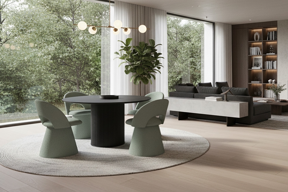 Čalúnená otočná škrupinová stolička Aveliro Spin Stolička čalúnená Aveliro Spin kubelkowe otočna