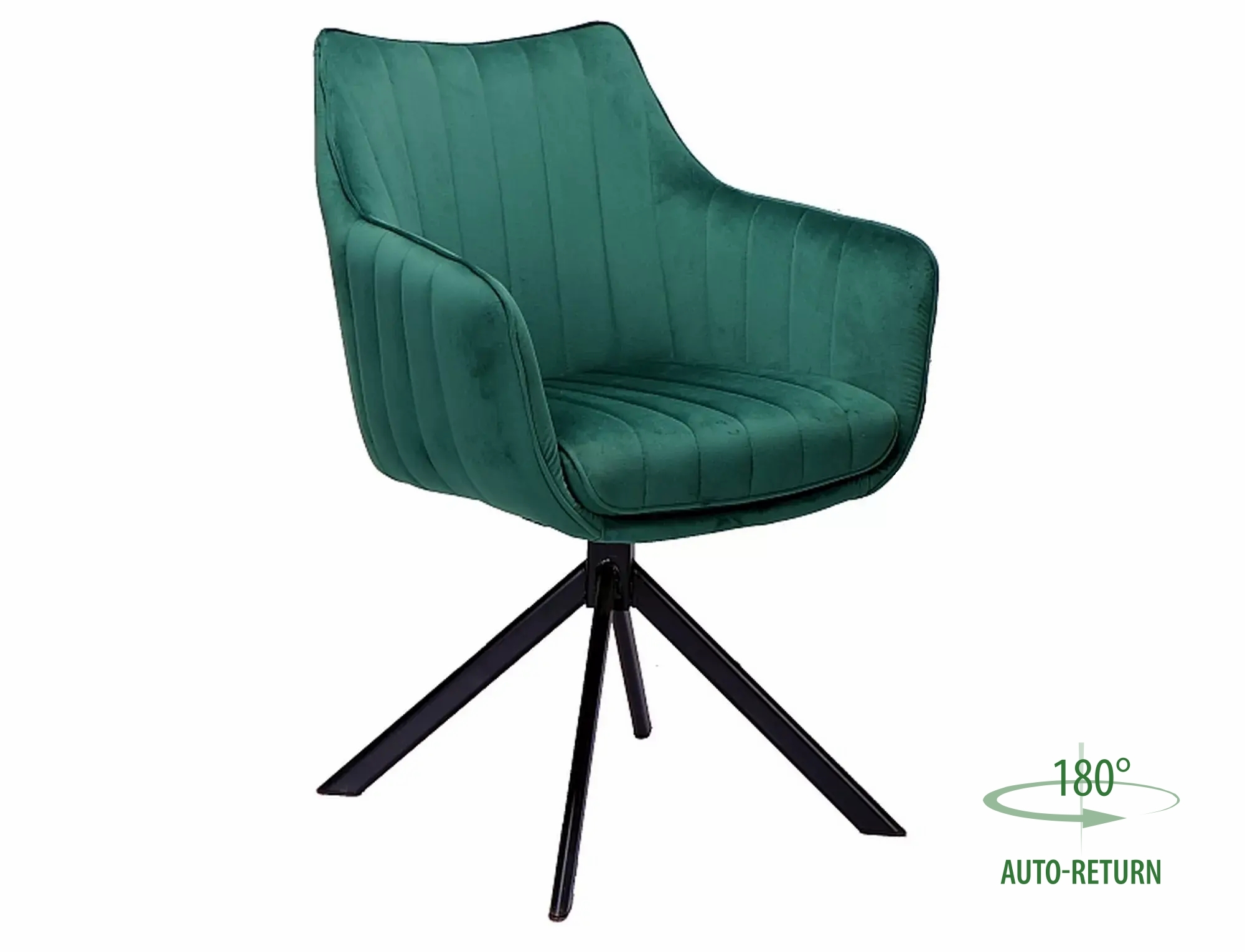Čalouněná židle Azalia Velvet - černá Bluvel 78 / černé nožky židle čalouněné azalia z podlokietnikami - zelená bluvel 78 / černé nožičky