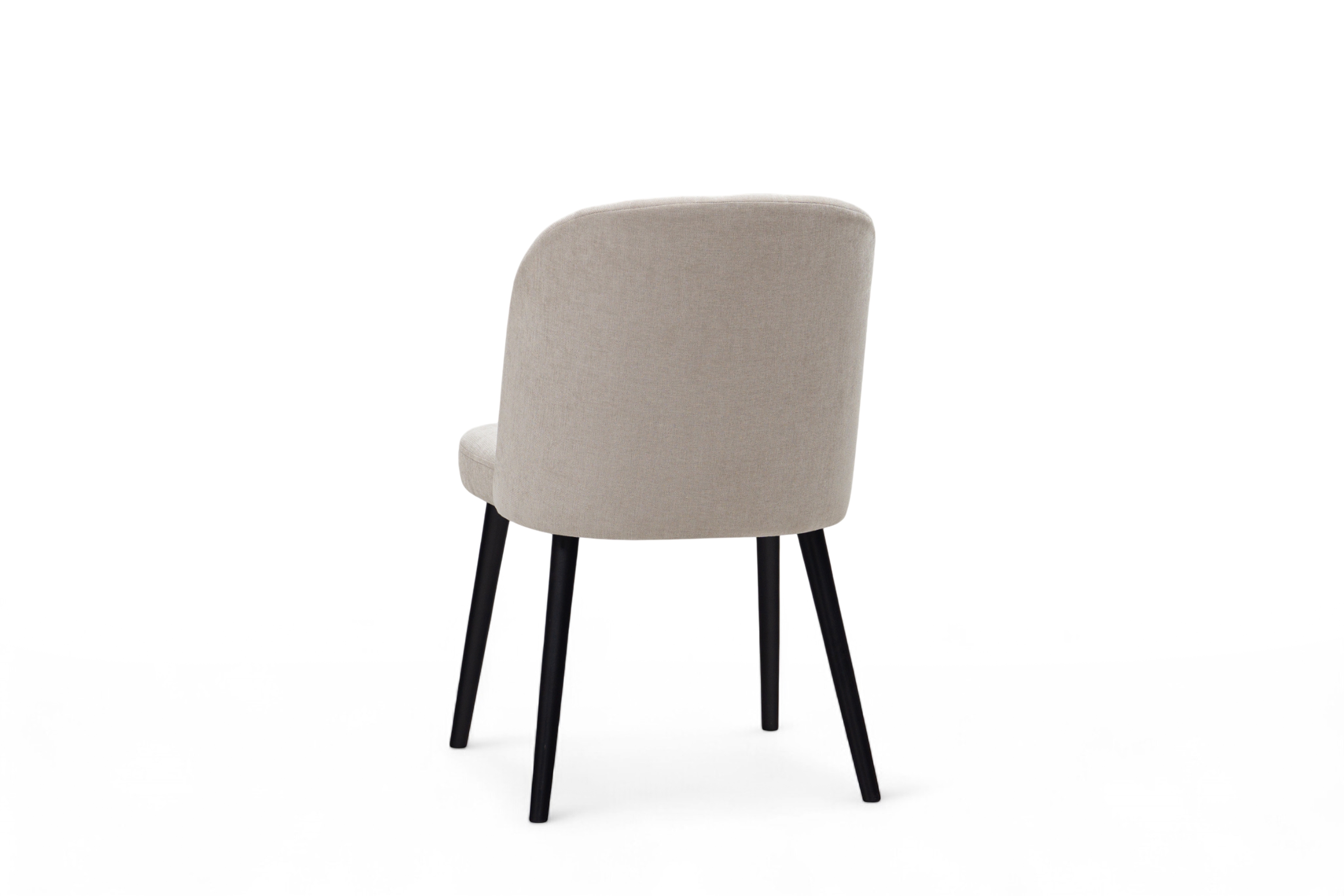 Čalúnená stolička Azarro 2 - svetlosivý šenil Wind 05 / čierne nohy Stolička čalúnená Azarro 2 - svetlý šedý šenil Wind 05 / čierny nožičky